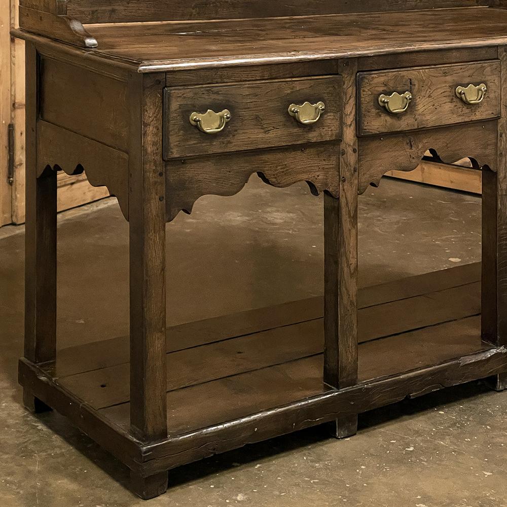 18th Century English Sideboard with Plate Rack For Sale 6