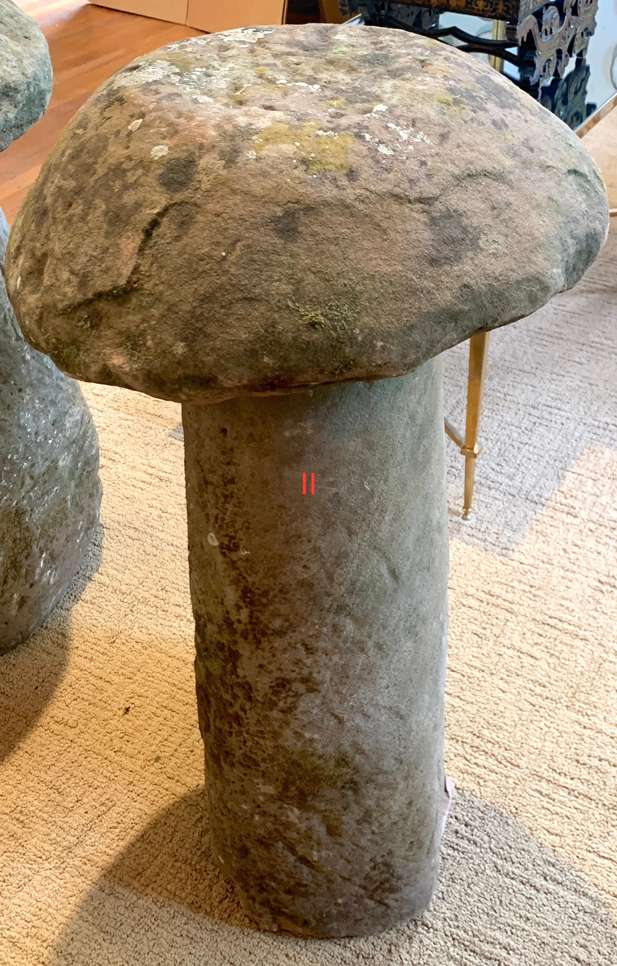 18th Century English Staddle Stone, I & II Available  For Sale 8