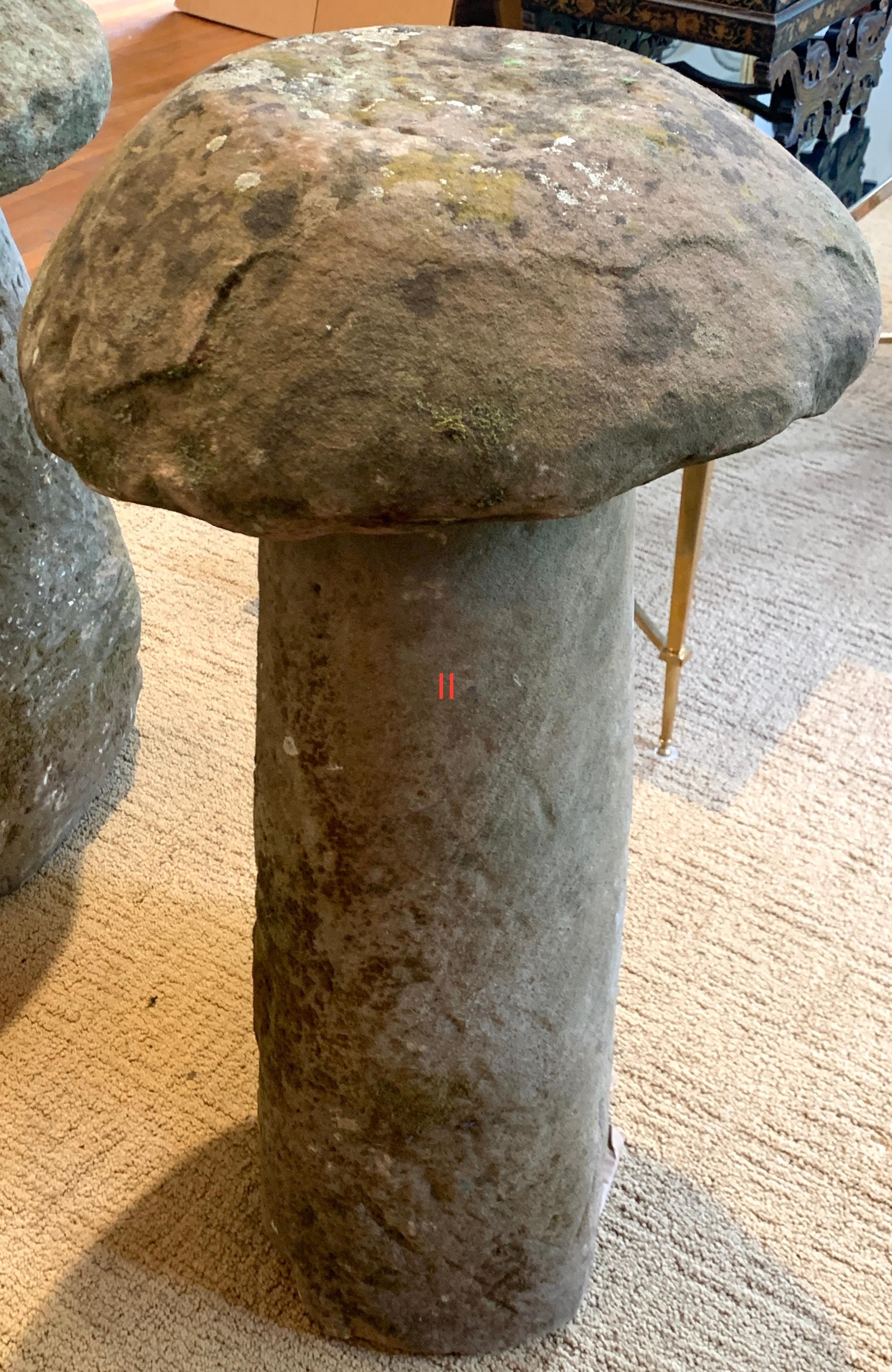 18th Century English Staddle Stone, I & II Available  For Sale 7