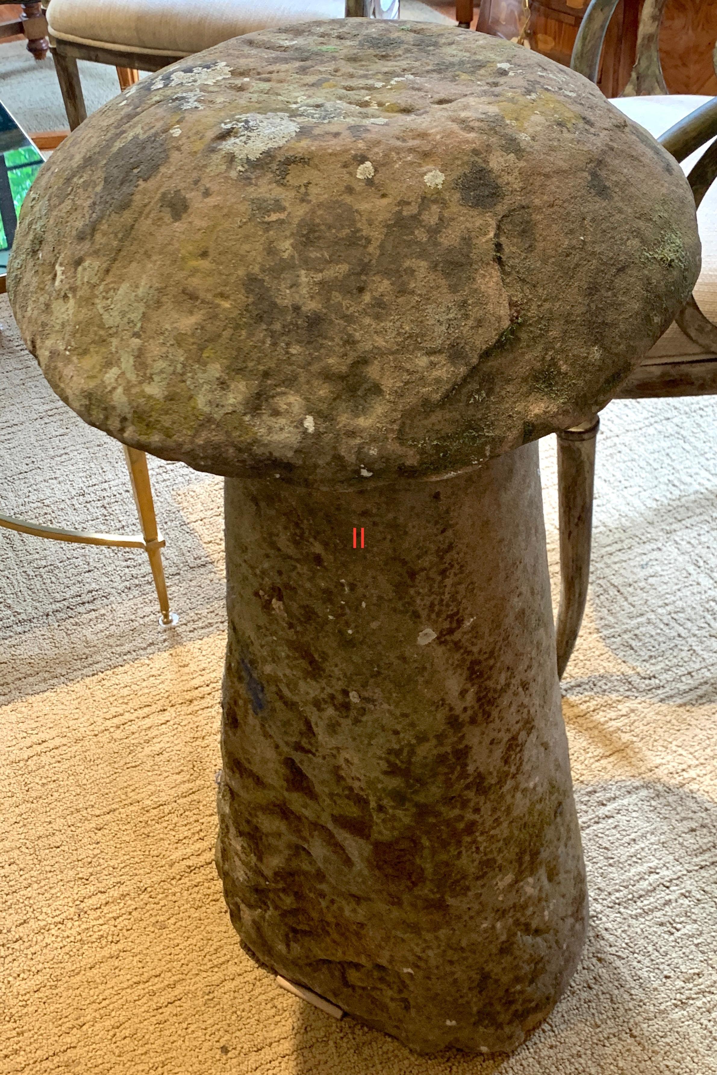 18th Century English Staddle Stone, I & II Available  For Sale 8