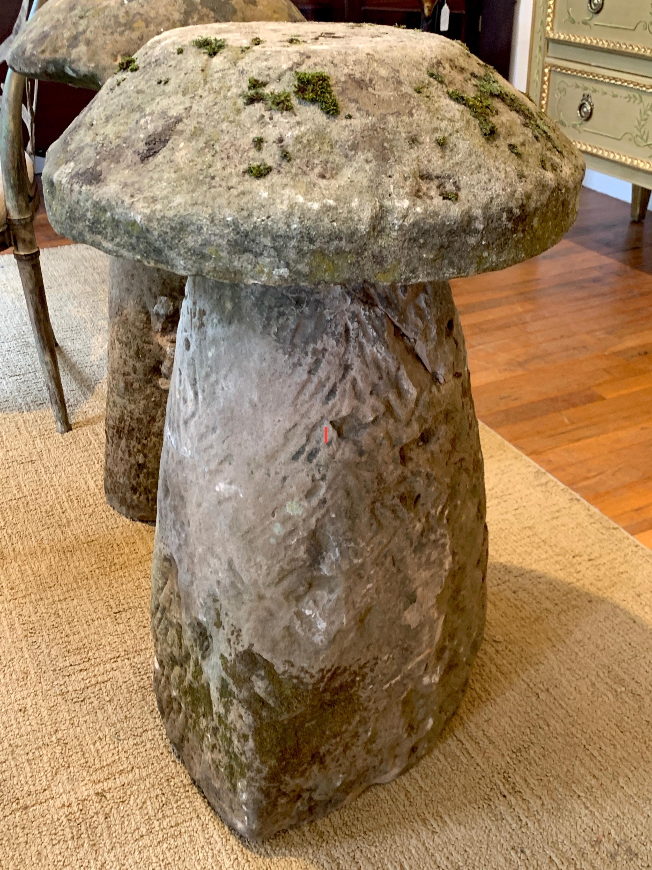 18th Century English Staddle Stone, I & II Available  In Good Condition For Sale In West Palm Beach, FL