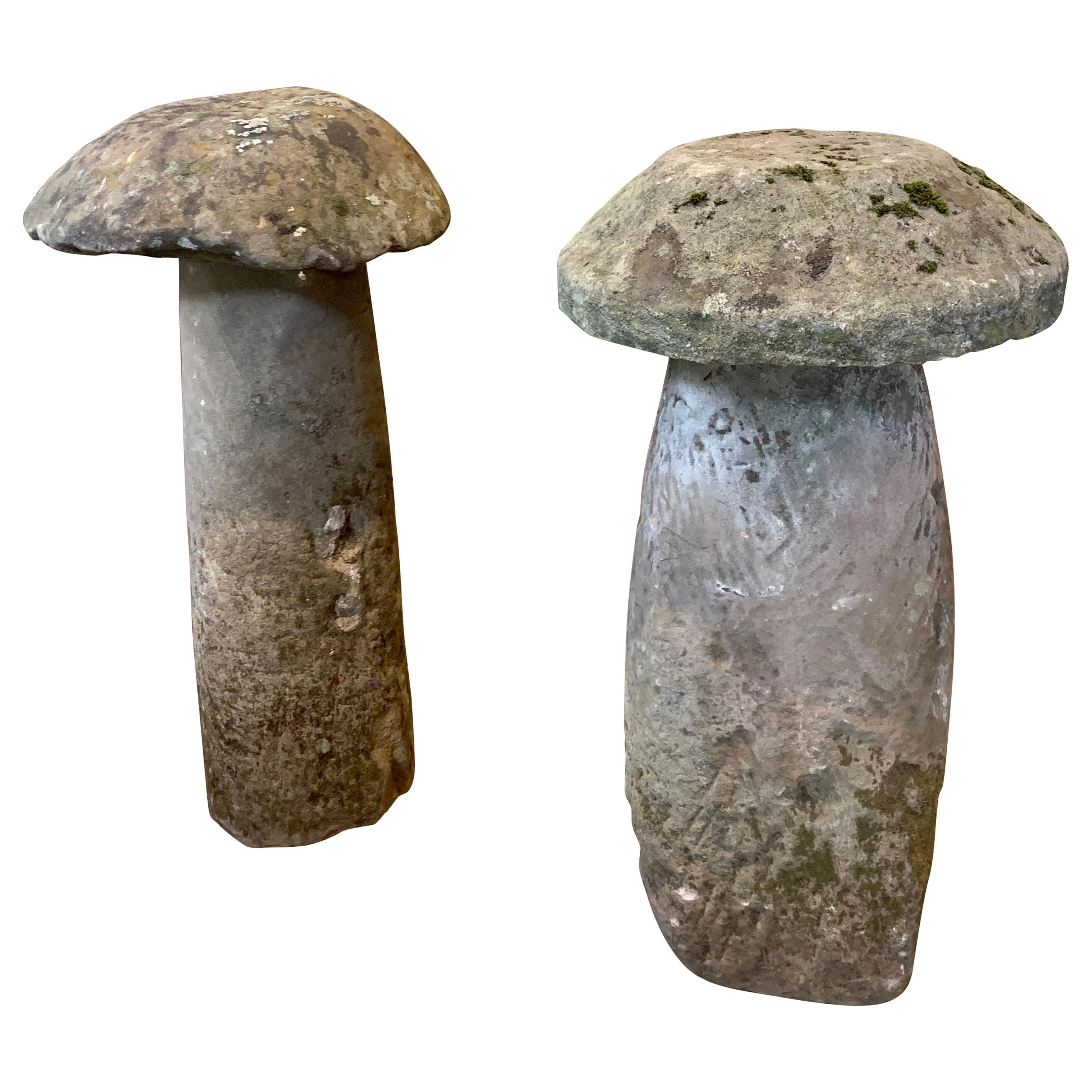 18th Century English Staddle Stone, I & II Available  For Sale