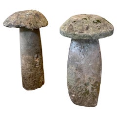 Englischer Staddle-Stein aus dem 18. Jahrhundert, I & II verfügbar 
