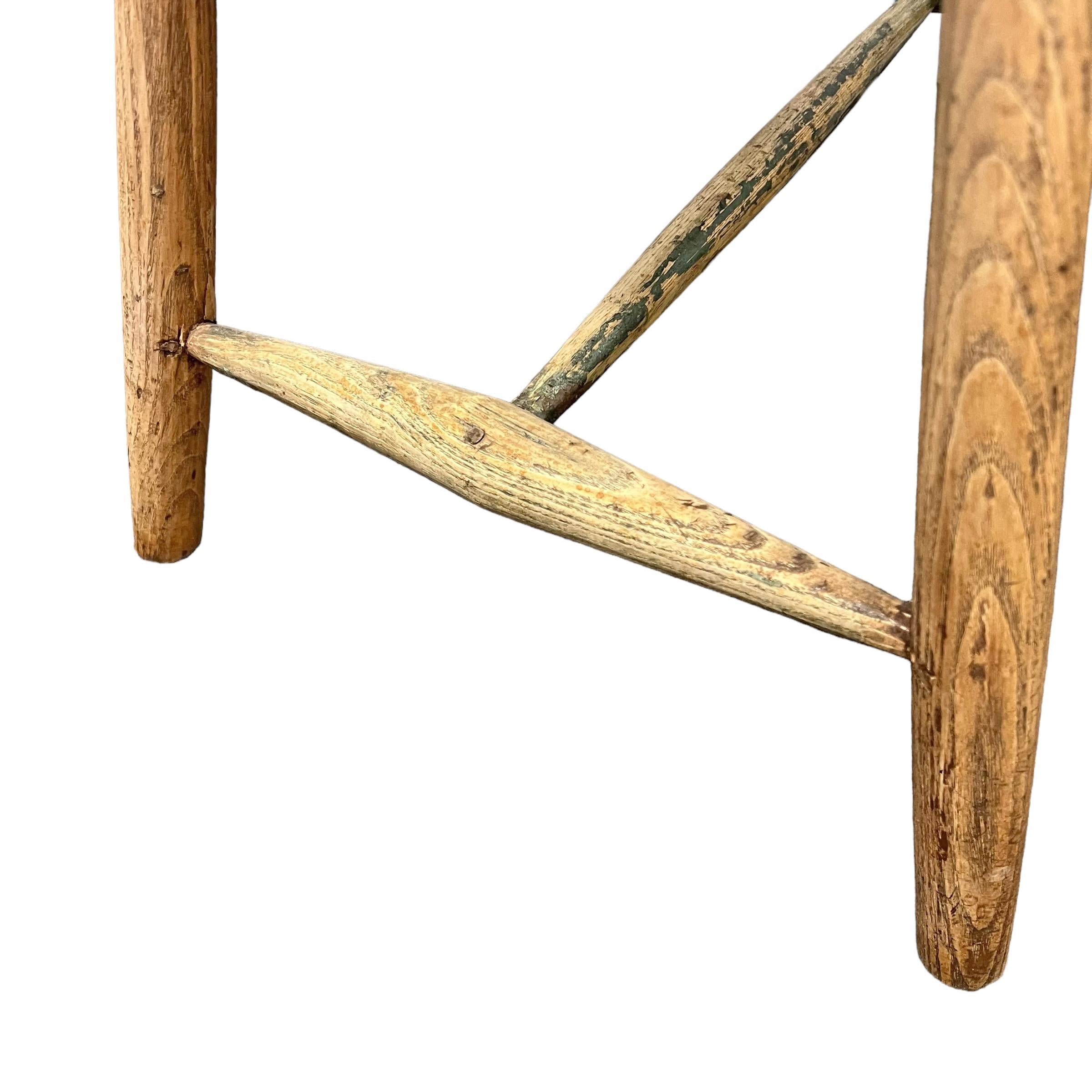 Englischer Windsor-Sessel mit Stickback aus dem 18. Jahrhundert im Angebot 6
