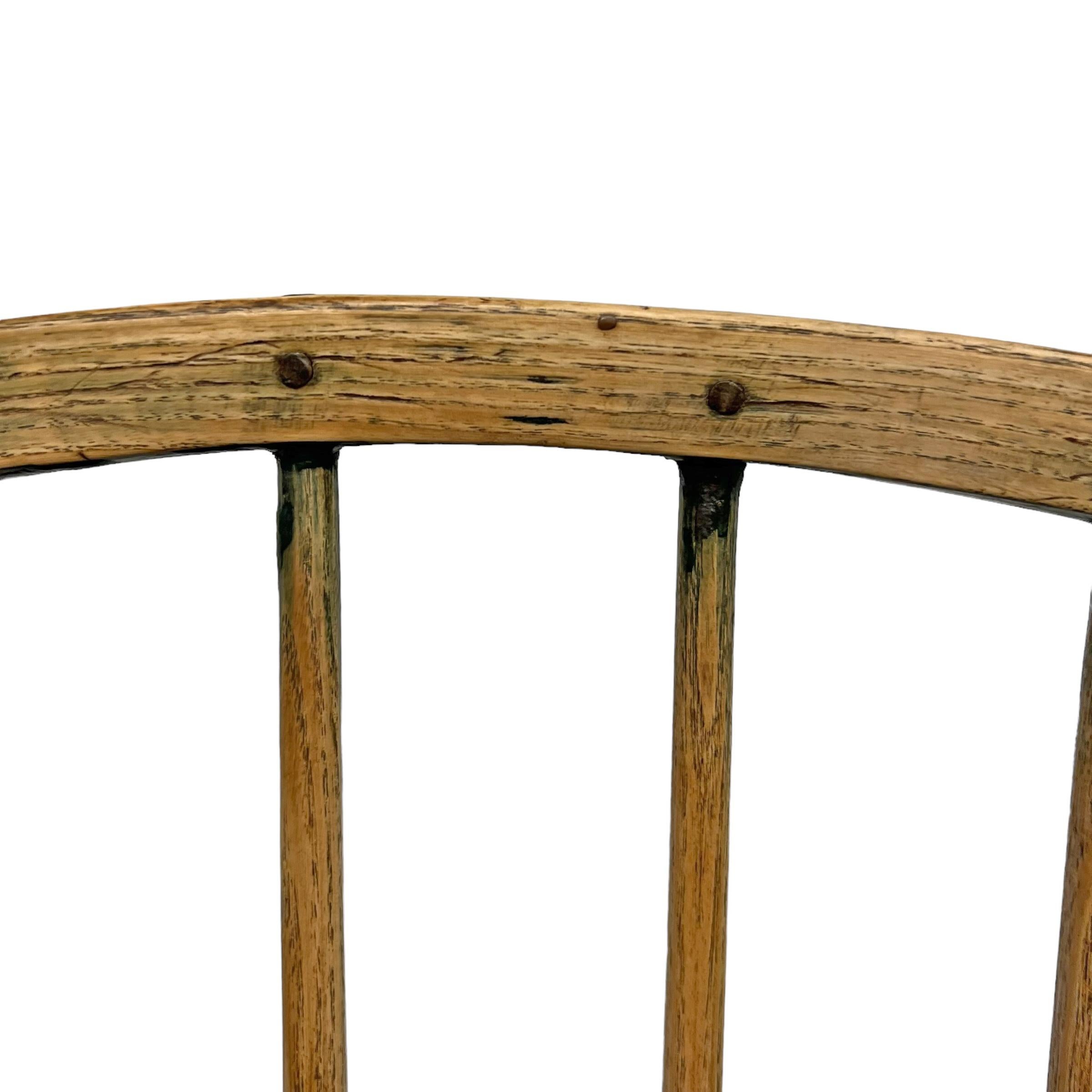 Englischer Windsor-Sessel mit Stickback aus dem 18. Jahrhundert im Angebot 1