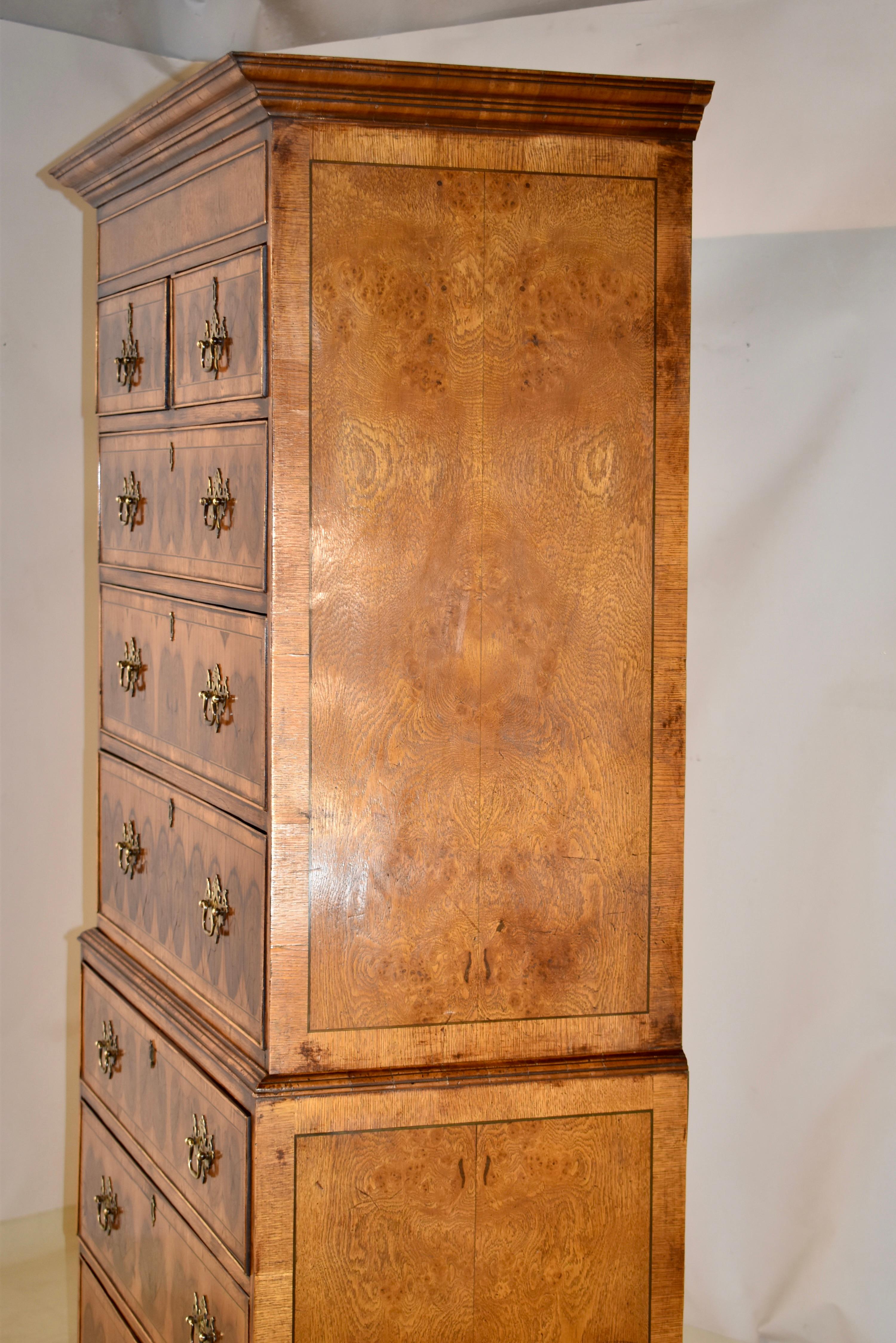 18th Century English Tall Chest For Sale 3