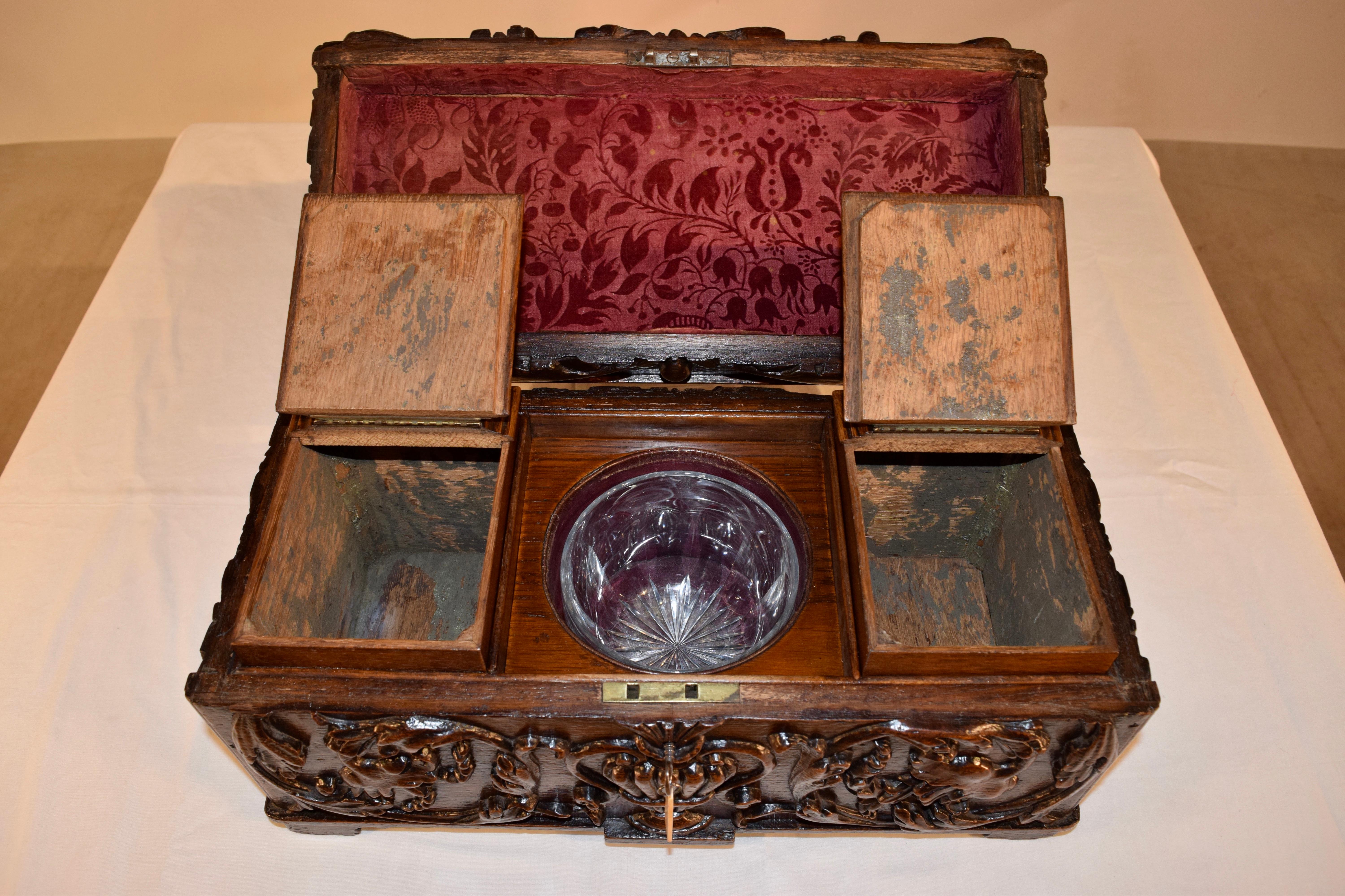 18th Century English Tea Caddy 1