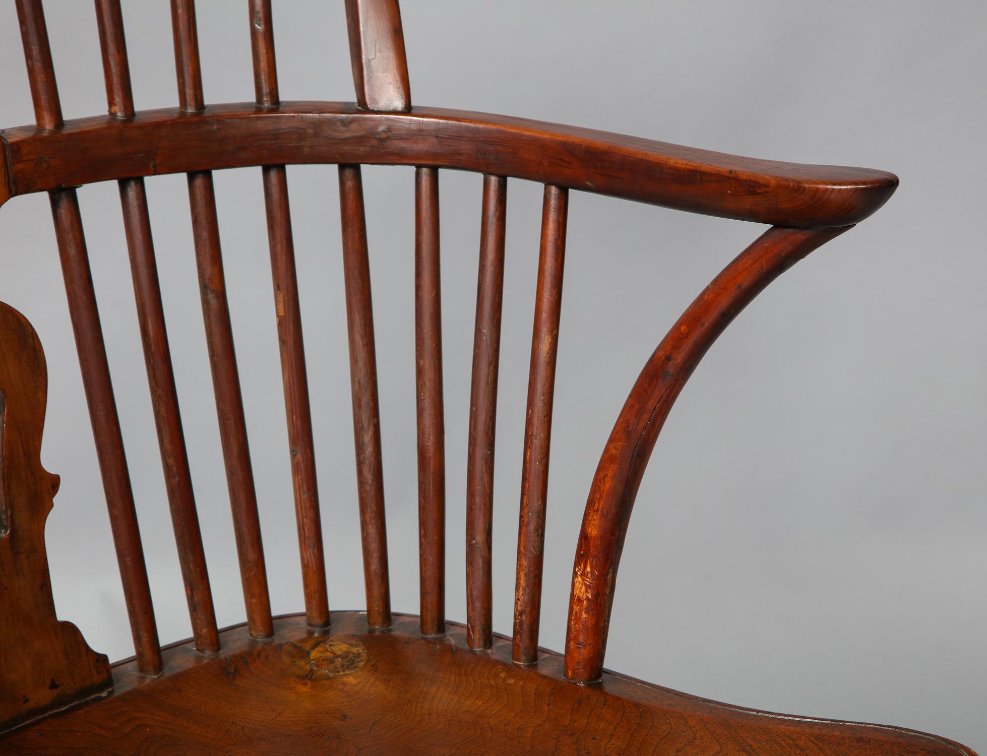 18th Century English Thames Valley Windsor Chair In Good Condition In Greenwich, CT
