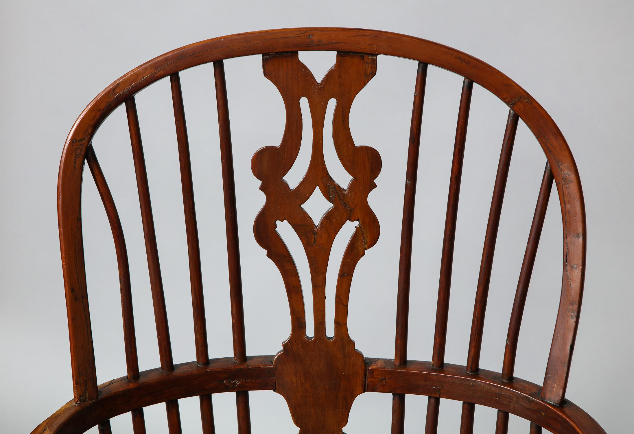 Mid-18th Century 18th Century English Thames Valley Windsor Chair