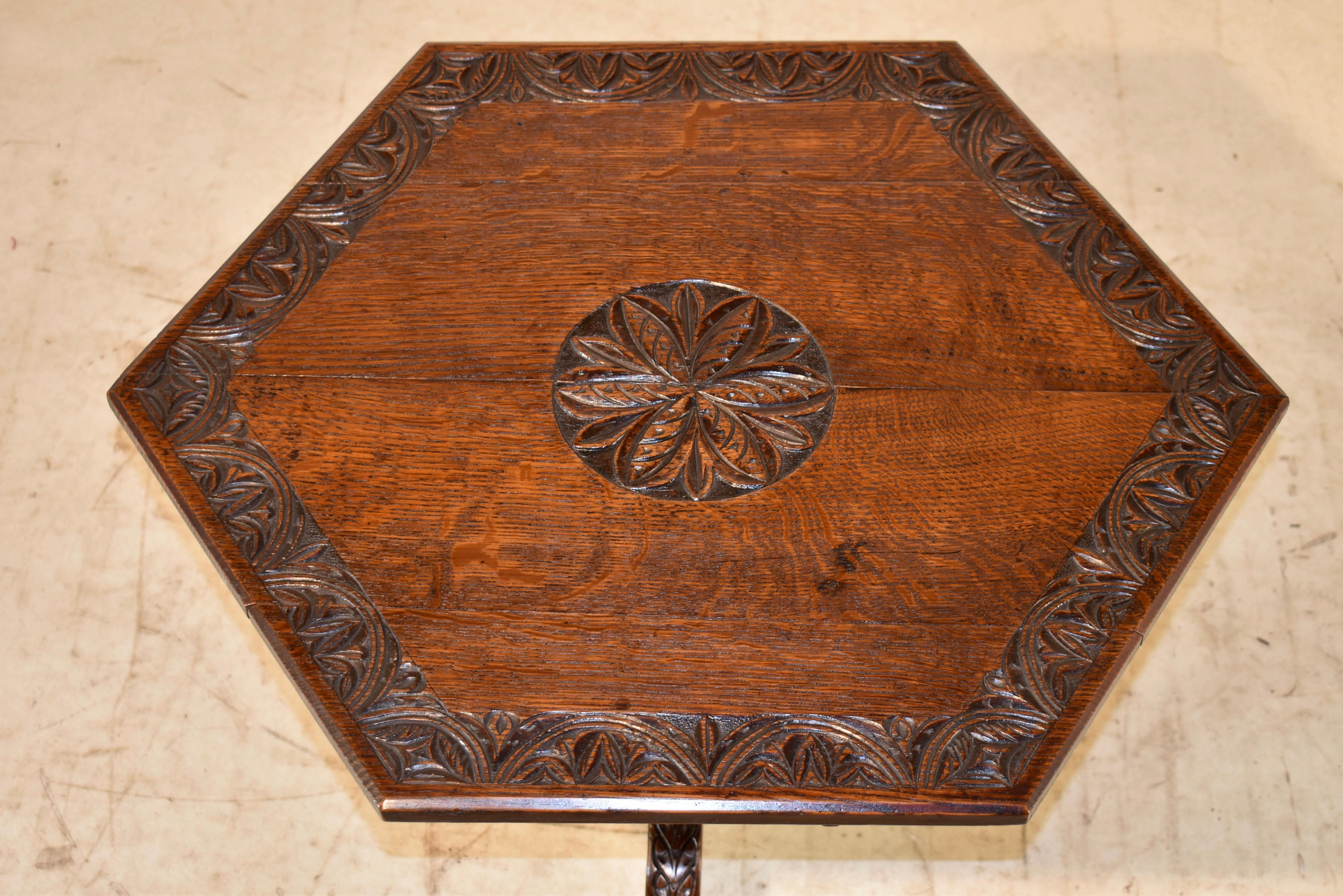 18th Century English Tilt Top Side Table For Sale 4