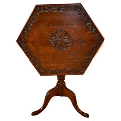 18th Century English Tilt Top Side Table