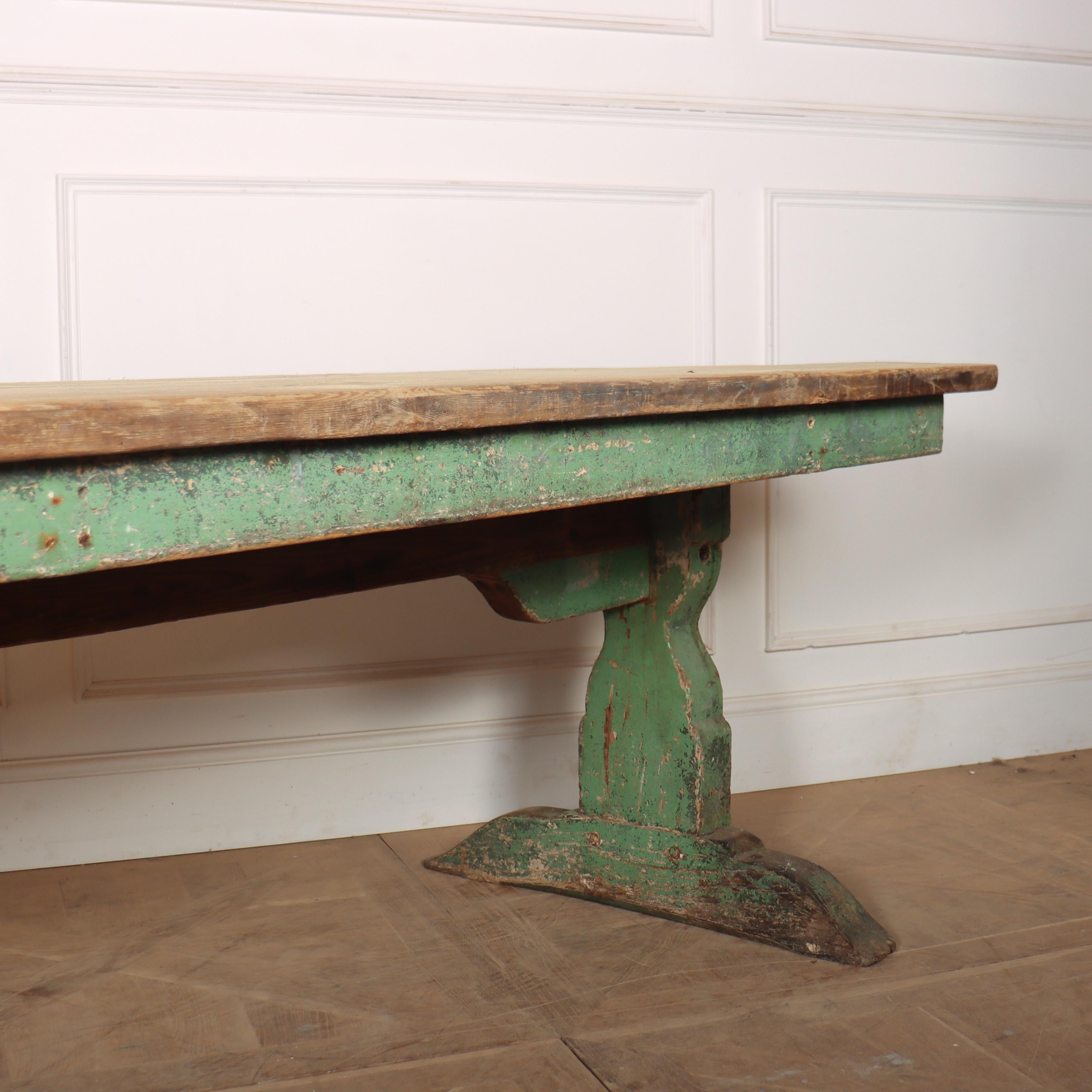 18th Century English Trestle Table For Sale 1