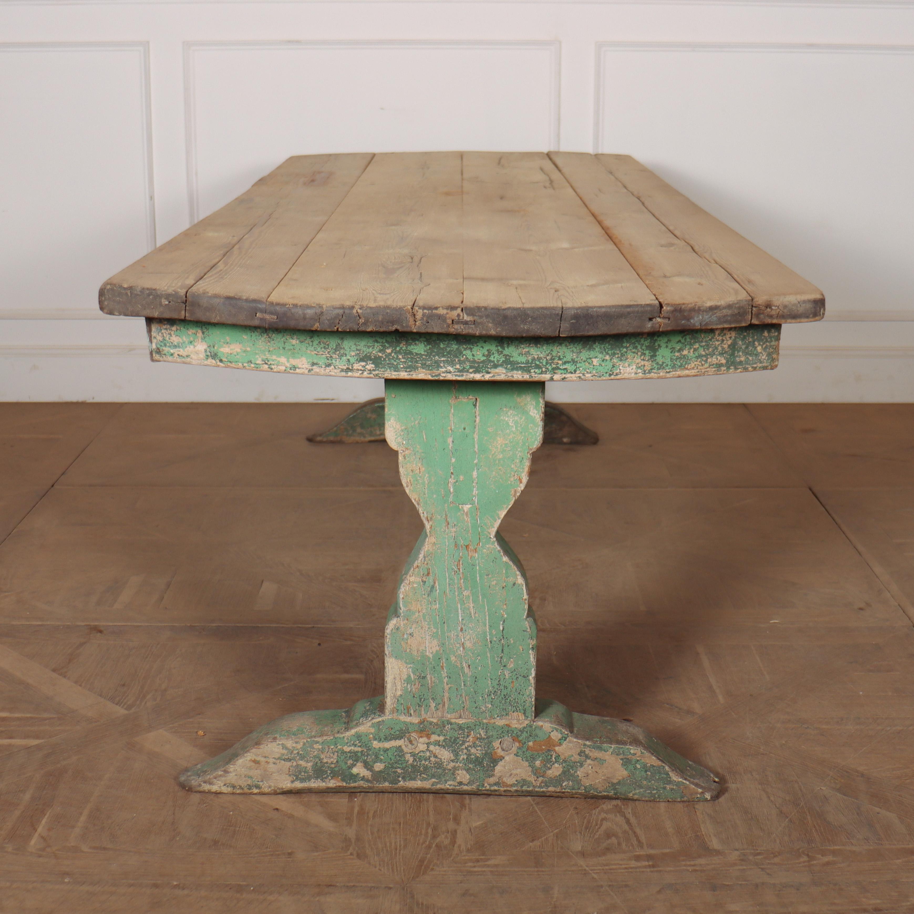 Englischer Trestle-Tisch aus dem 18. Jahrhundert im Angebot 2