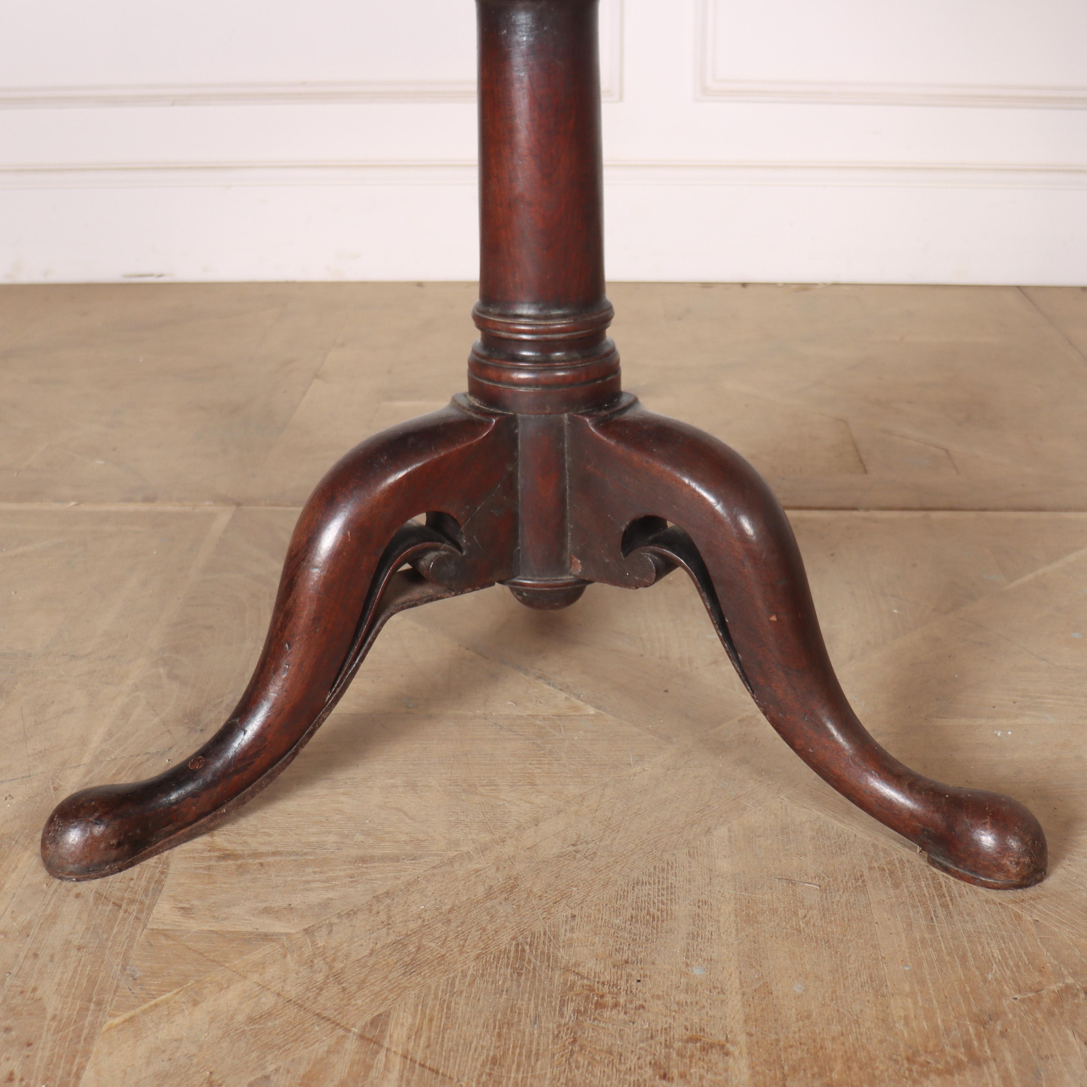 18th Century English Tripod Table In Good Condition For Sale In Leamington Spa, Warwickshire