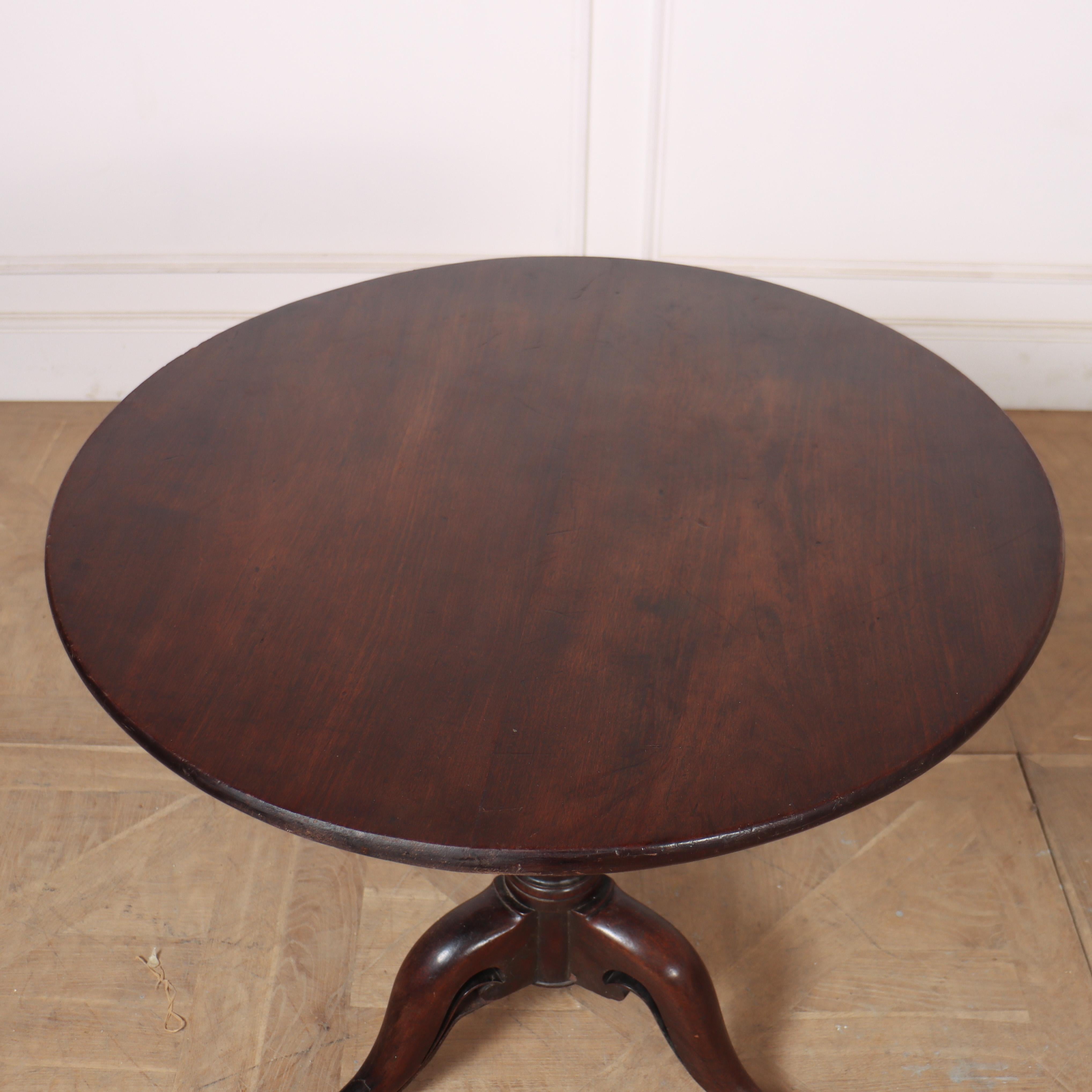 18th Century and Earlier 18th Century English Tripod Table For Sale