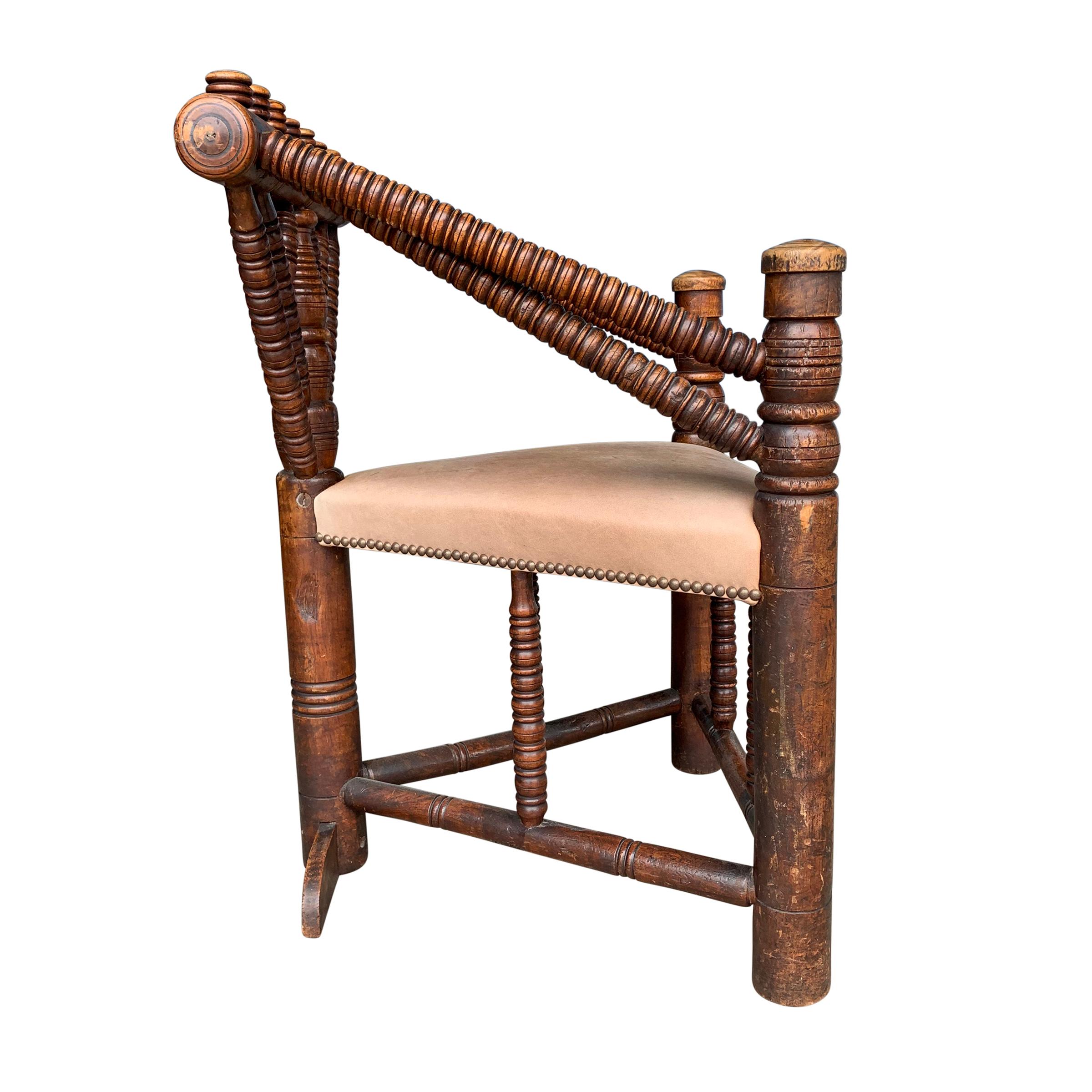 Folk Art 18th Century English Turner's Chair