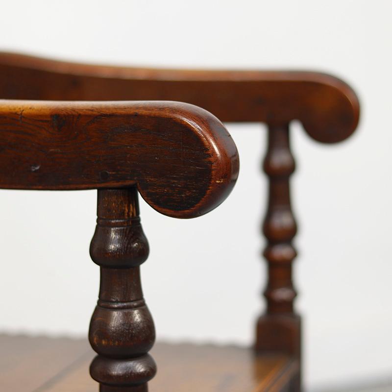 Country Fauteuil Wainscott anglais du 18e siècle en vente