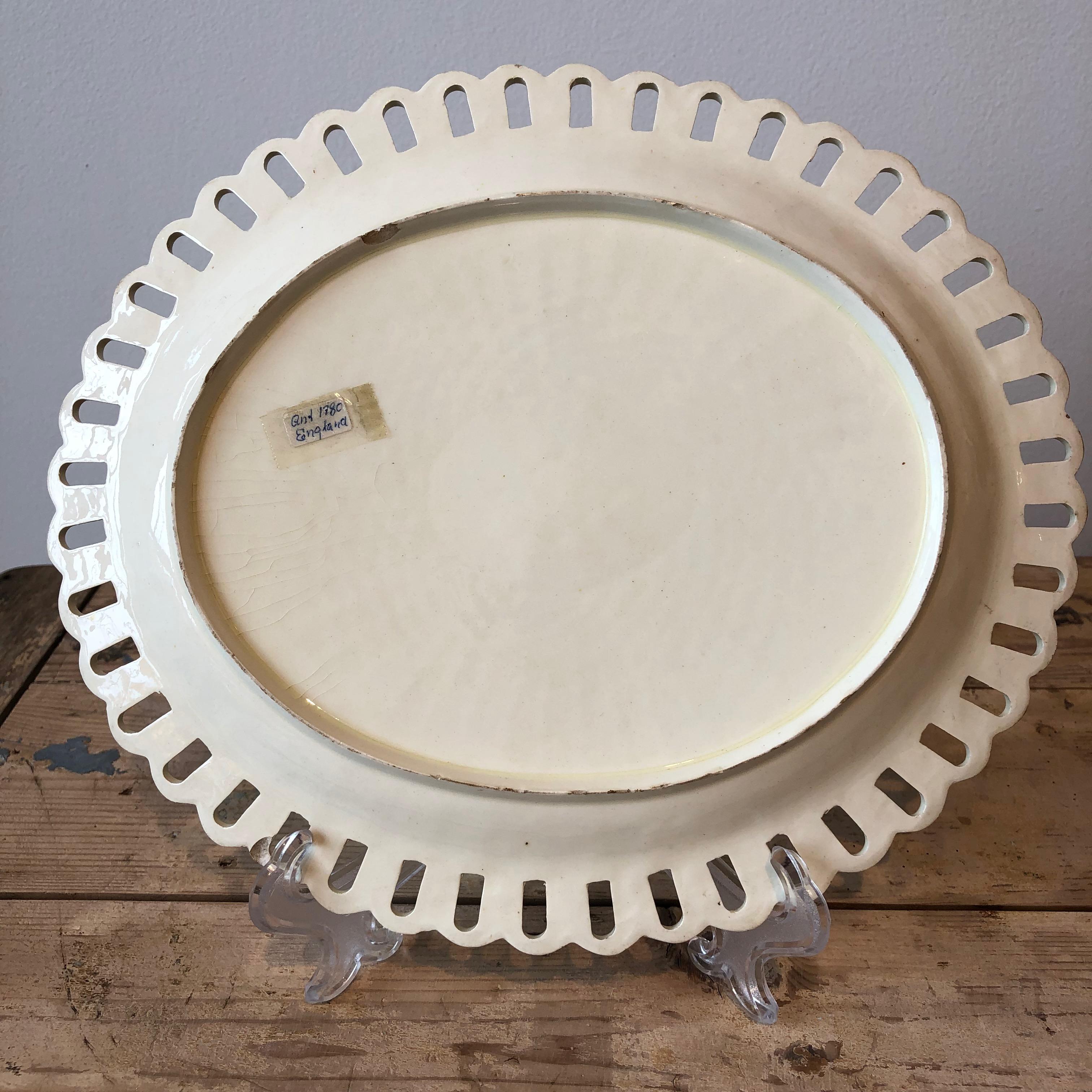18th Century English Wedgwood Creamware Platter 3