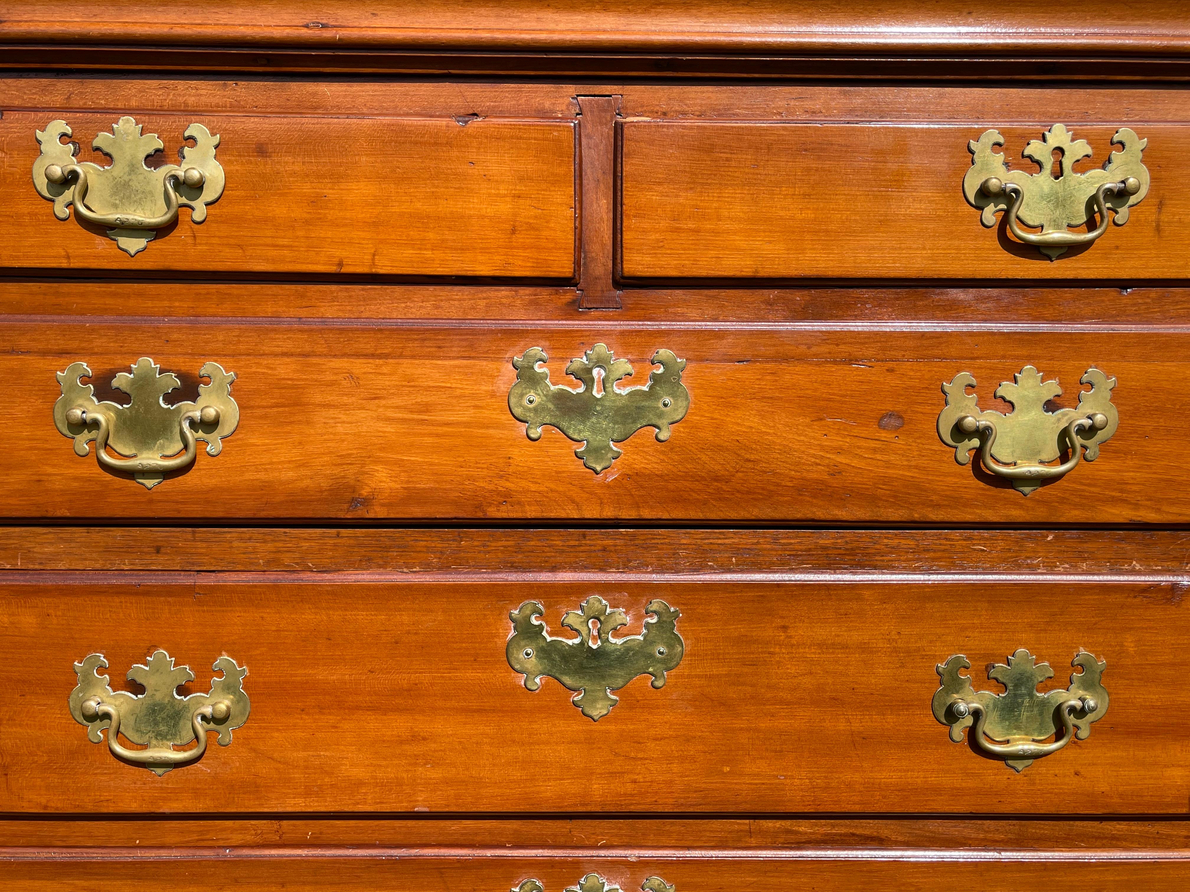 18th Century, English Weekly Cabinet in Mahogany In Good Condition For Sale In Beaune, FR