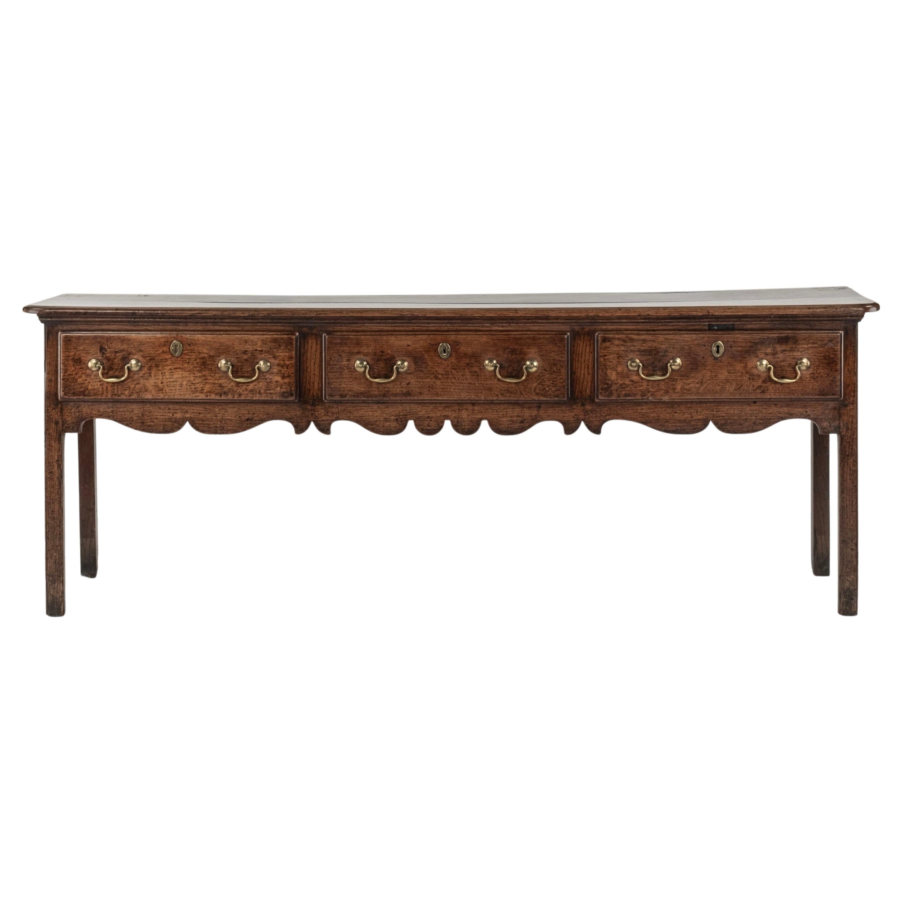 18th Century English Welsh Dresser Base