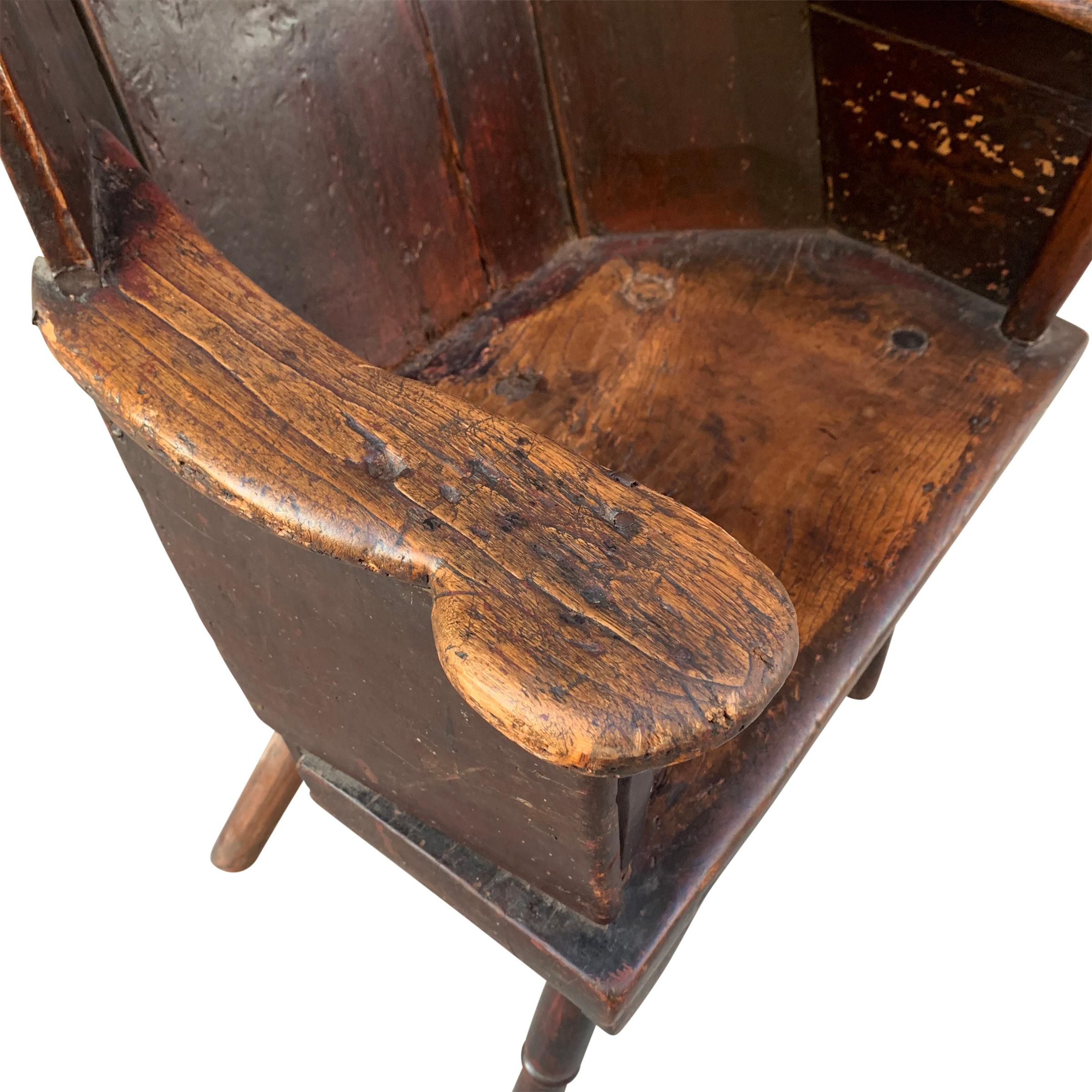 18th Century English Wingback Chair 3