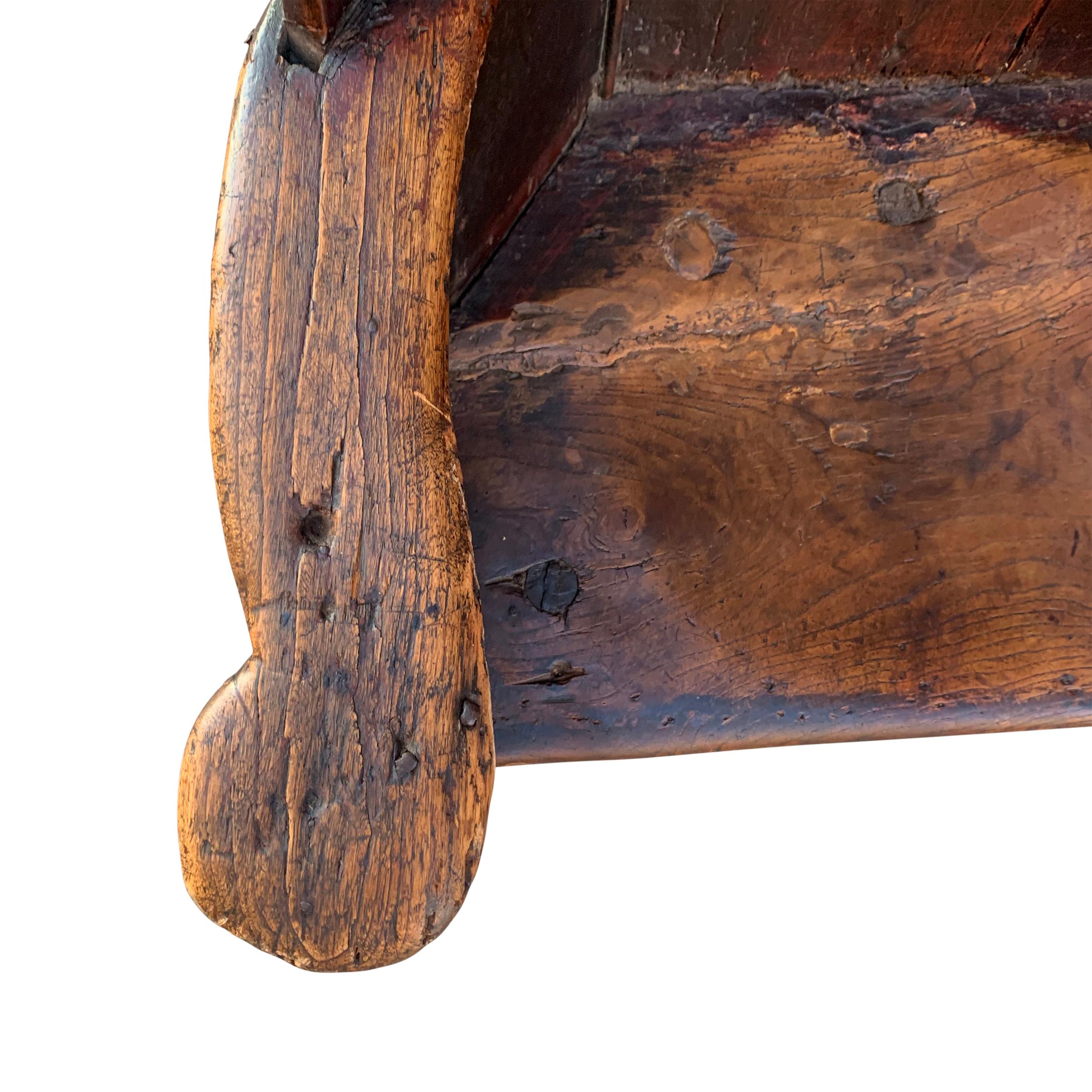 18th Century English Wingback Chair 4