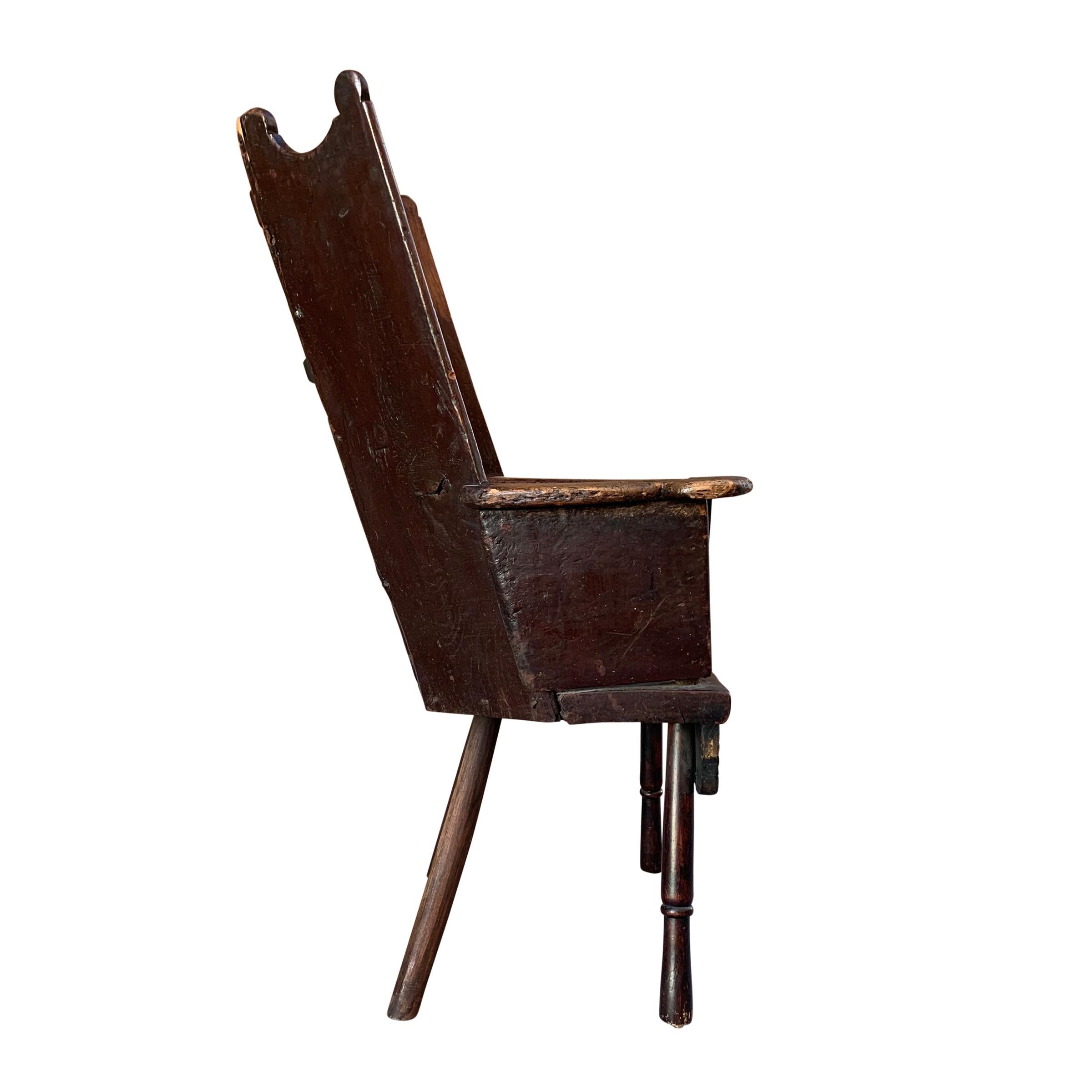 18th Century and Earlier 18th Century English Wingback Chair