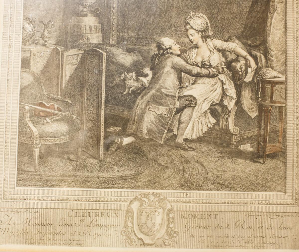 French 18th Century Engraving by Nicolaus de Launay