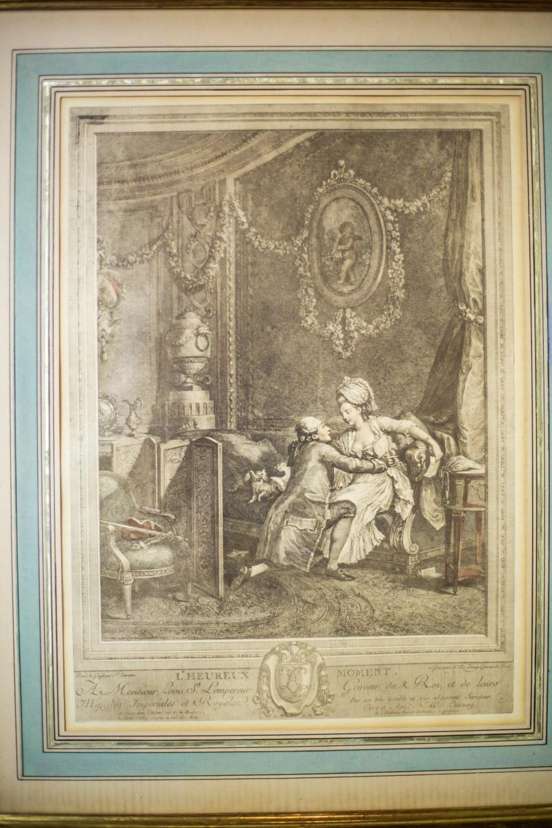 18th Century Engraving by Nicolaus de Launay In Good Condition In Opole, PL
