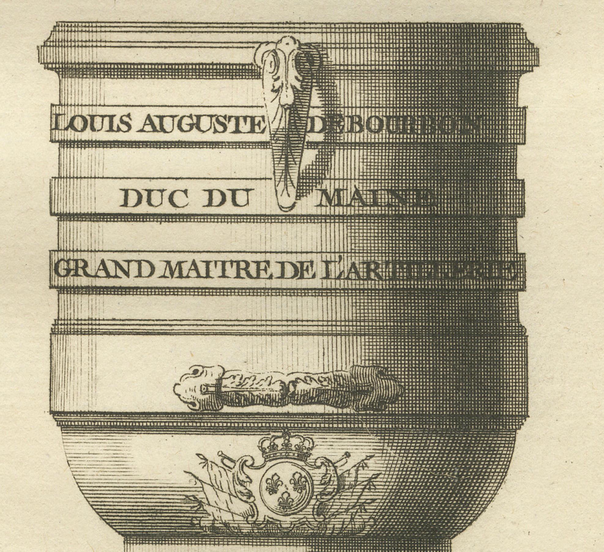 Kupferstich eines Mörser- und Haubitzen-Designs aus Diderots Encyclopédie aus dem 18. Jahrhundert (Graviert) im Angebot