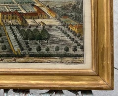 Gravur Sneed Park aus dem 18. Jahrhundert, der Sitz von Joseph Jackson Esquire.