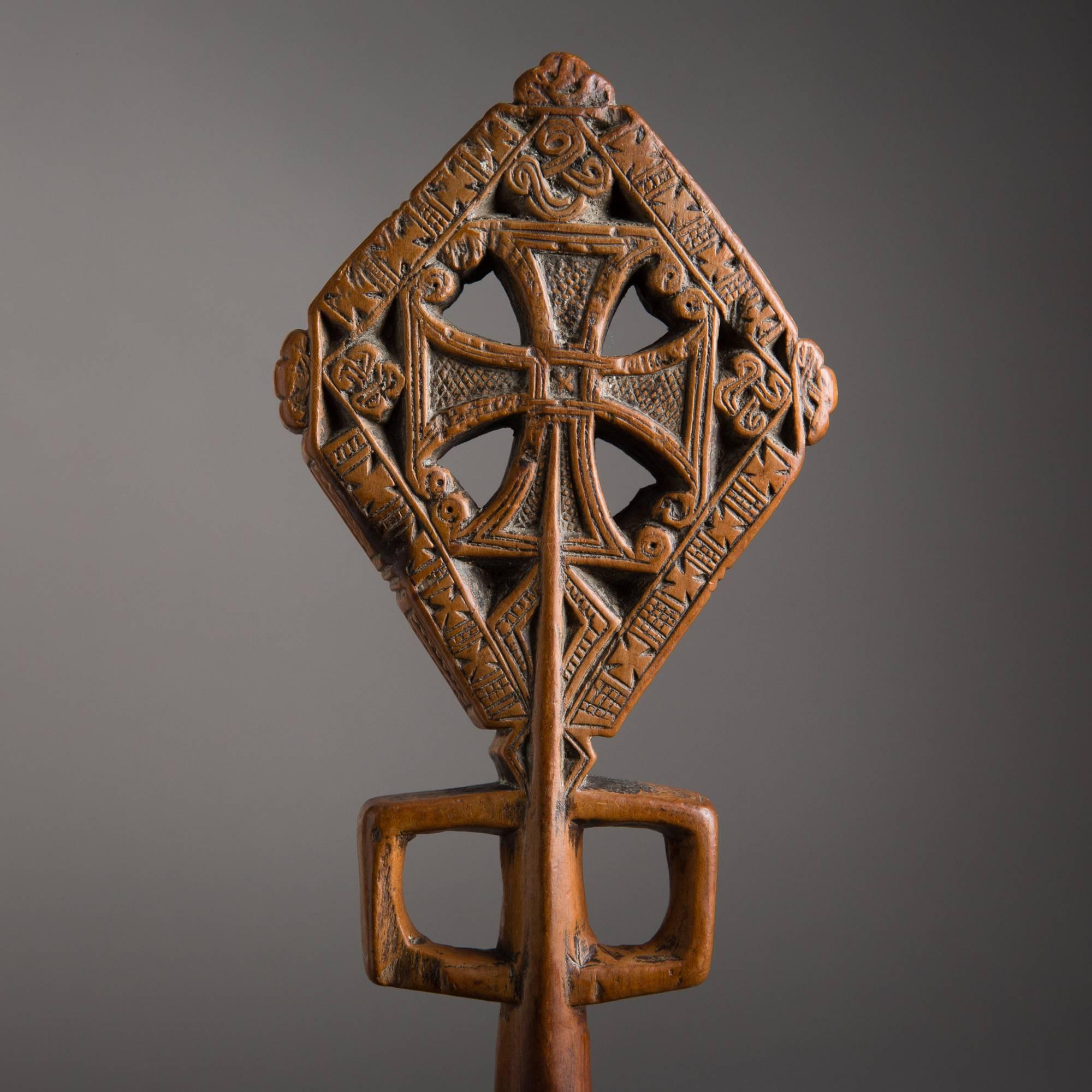 18th Century Ethiopian Processional Cross In Good Condition In New York, NY