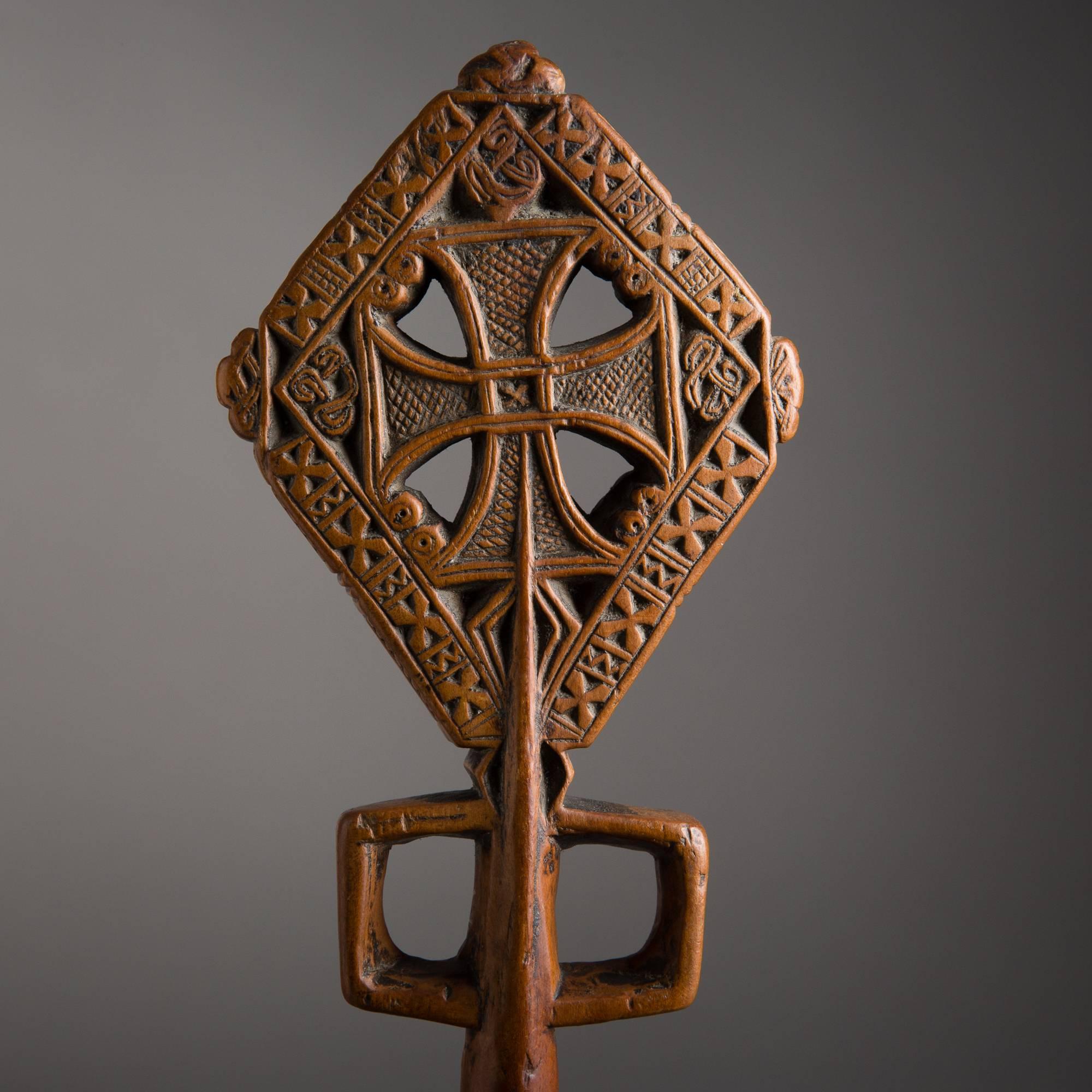18th Century and Earlier 18th Century Ethiopian Processional Cross