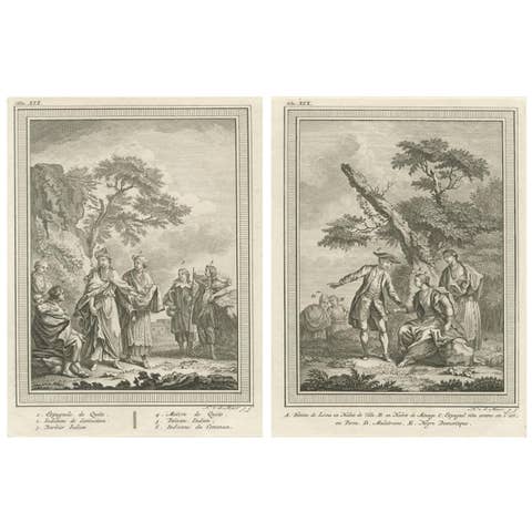 18th Century Ethnological Engravings of Peruvians and Ecuadorians