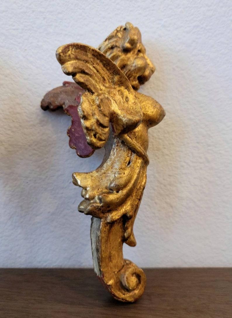 Dorato Elementi architettonici di drago del periodo barocco europeo del XVIII secolo, set di sei pezzi in vendita