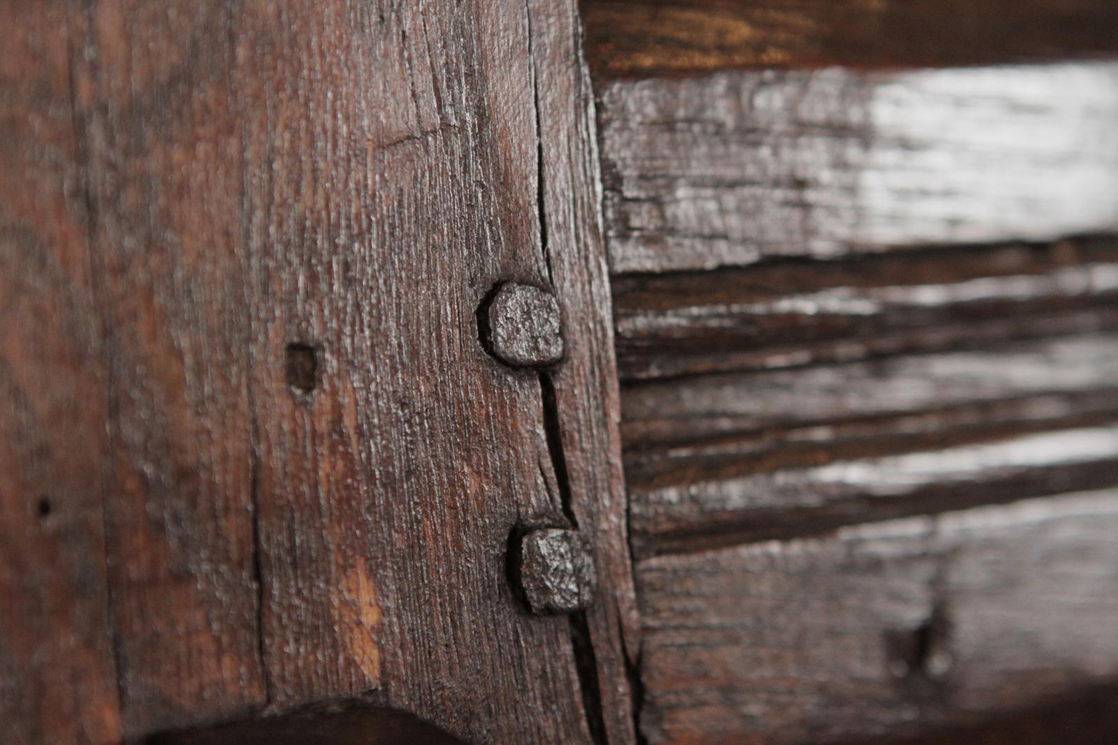 18th Century European Oak Bench 6