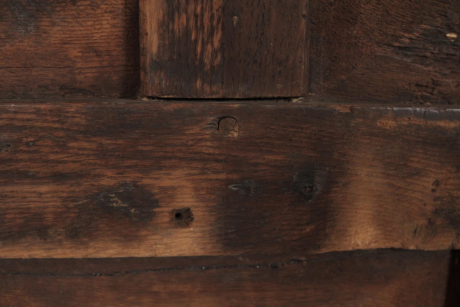 18th Century European Oak Bench 1