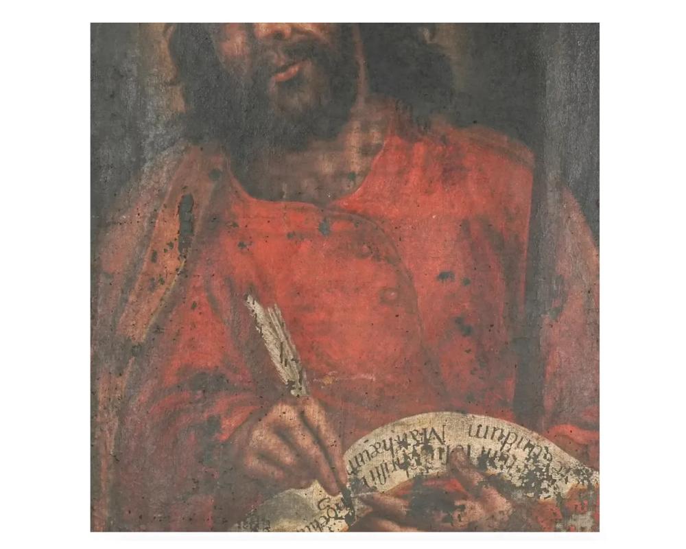 18th Century European Oil on Canvas Painting Depicting St John the Evangelist 1