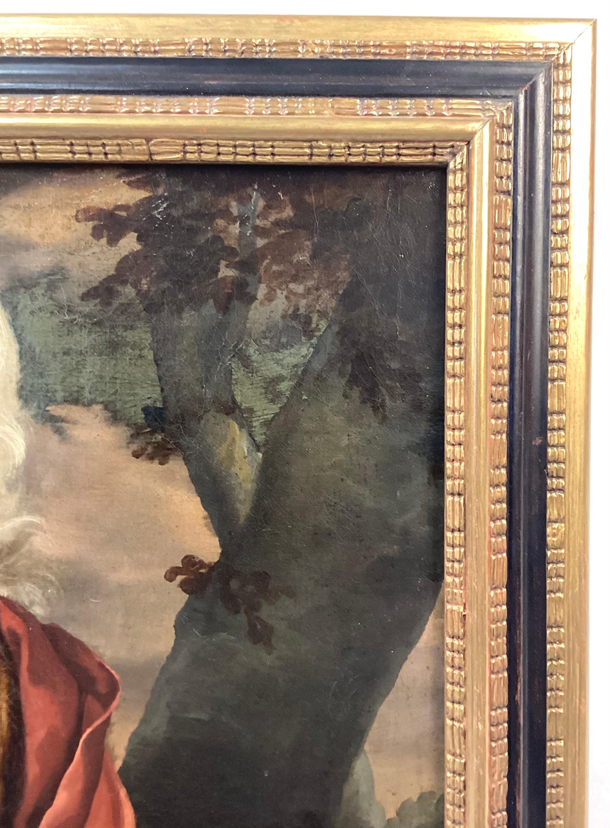 18th Century European Oil Painting of a Boy with Bow and Arrow For Sale ...