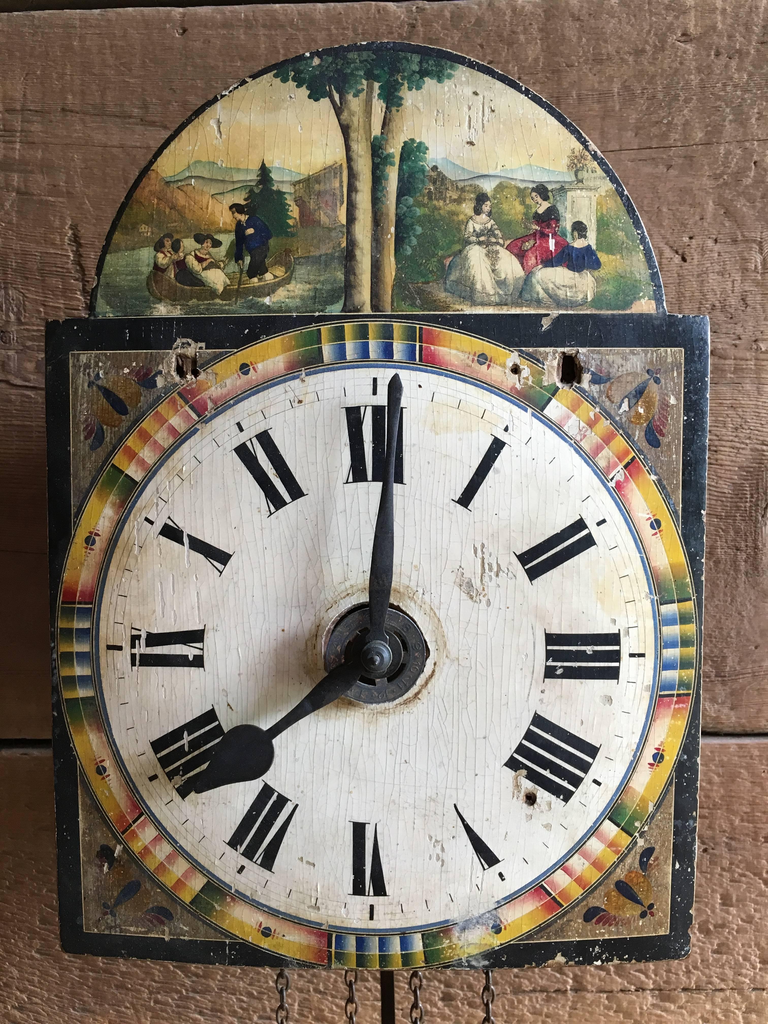 French 18th Century European Wall Clock