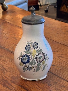 18th Century Faience Pot With Lid