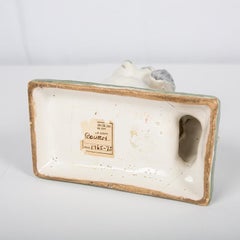 Pekingese Puppy 18th Century French Faience Made in Rouen Circa 1760