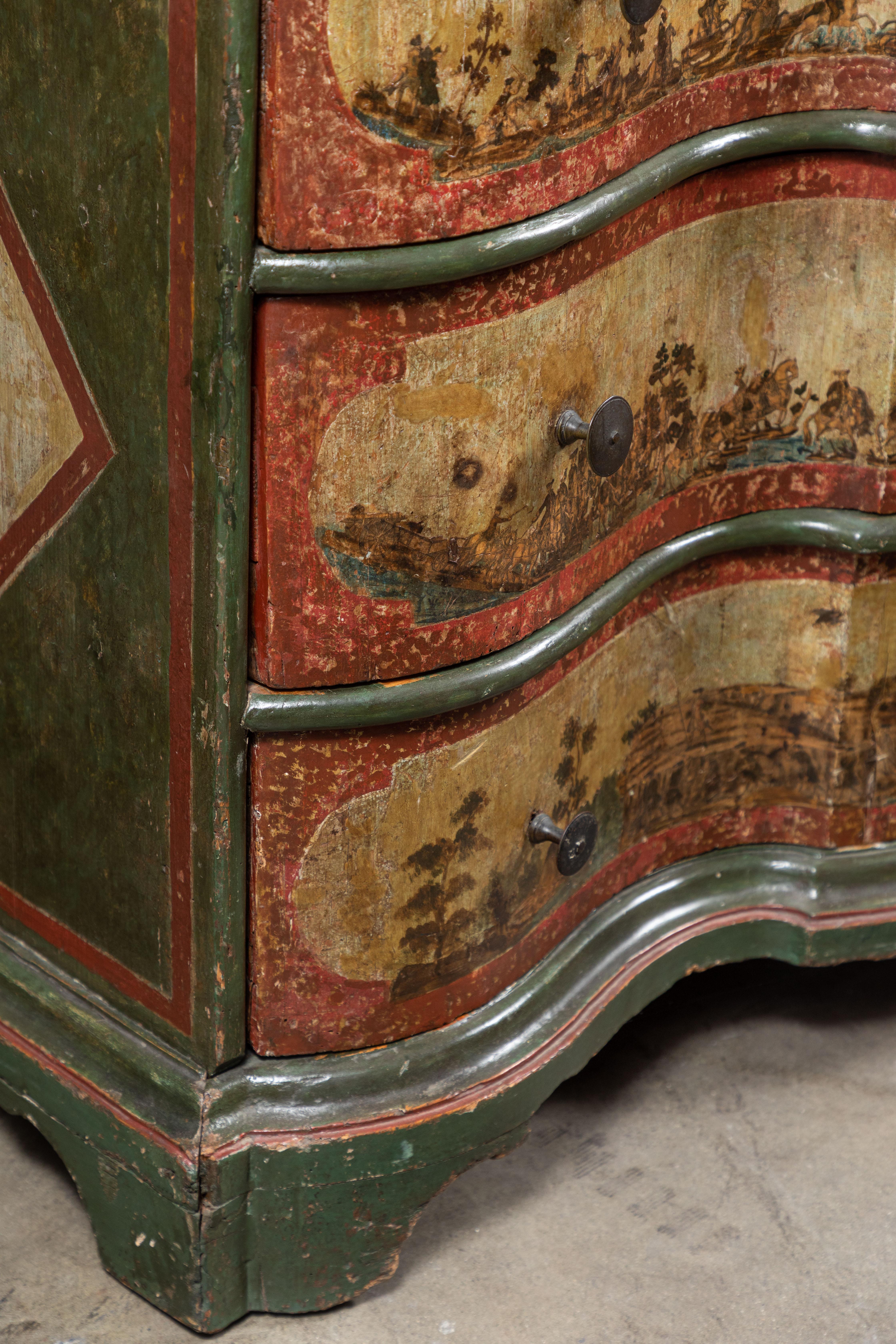Italian 18th Century, Fall Front Desk For Sale