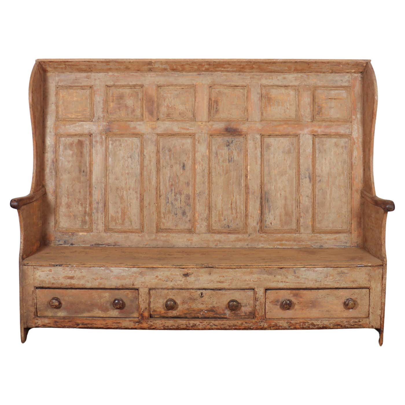 18th Century Farm House Settle at 1stDibs