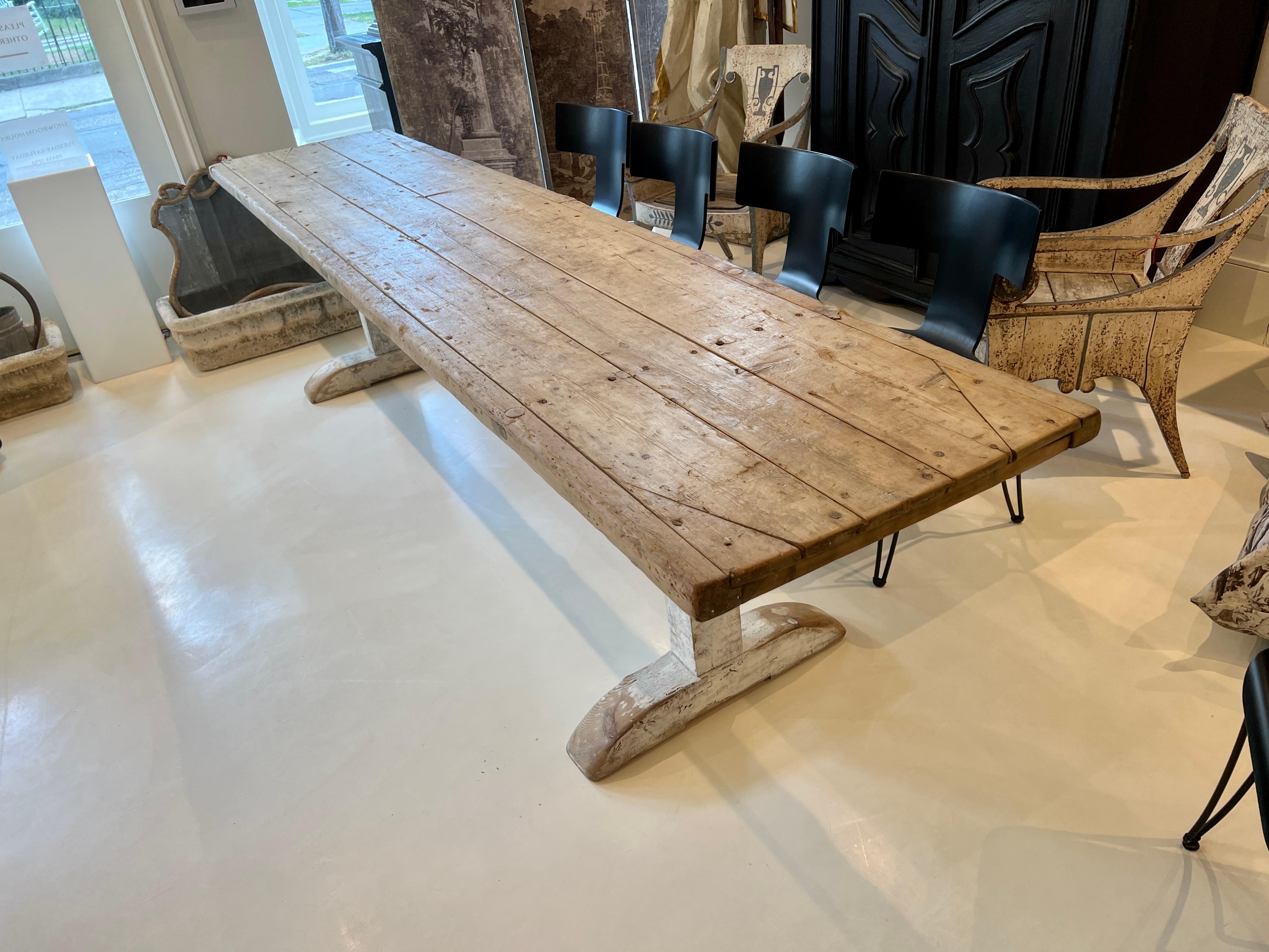 French Provincial 18th Century Farm Table For Sale