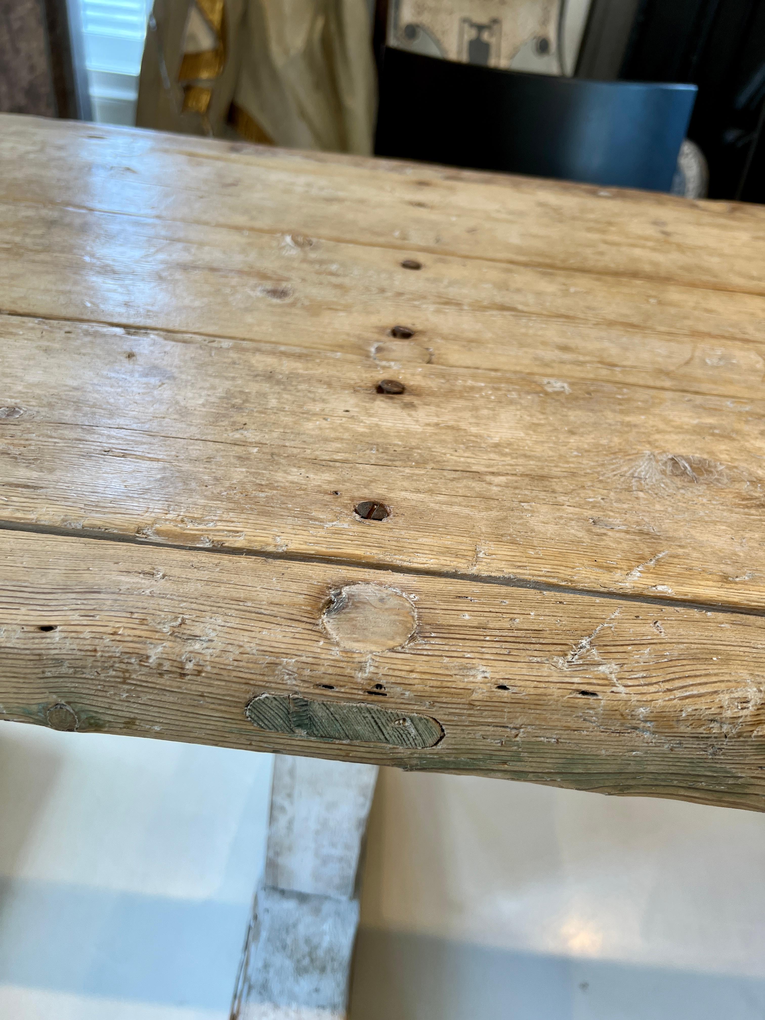 18th Century and Earlier 18th Century Farm Table For Sale