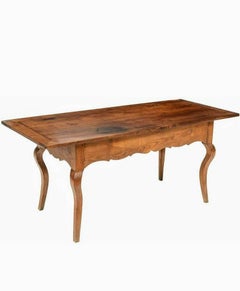 18th Century French Louis XV Period Fruitwood Farmhouse Harvest Table