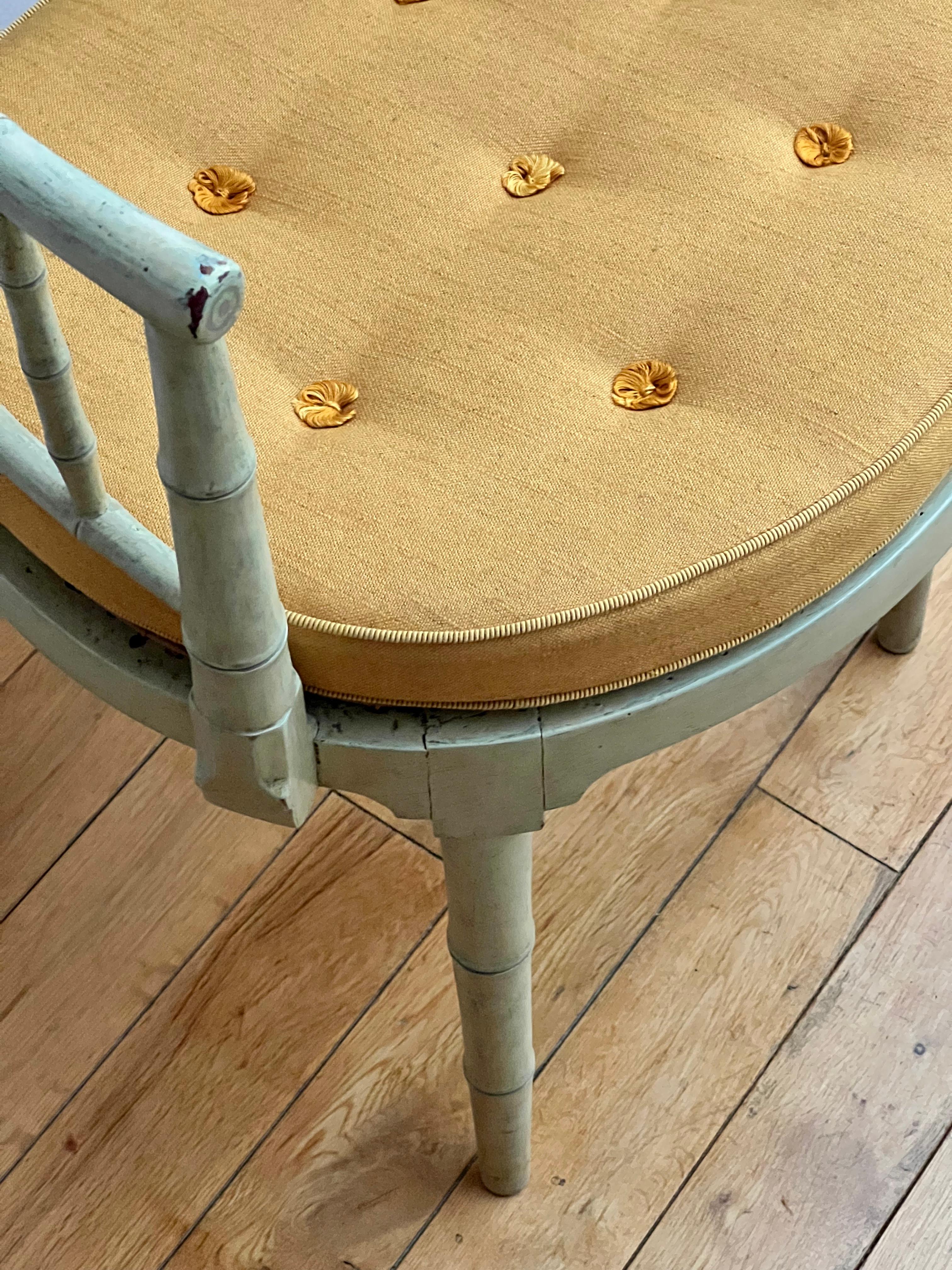 George III Fauteuil en faux bambou du 18ème siècle, vers 1800 en vente