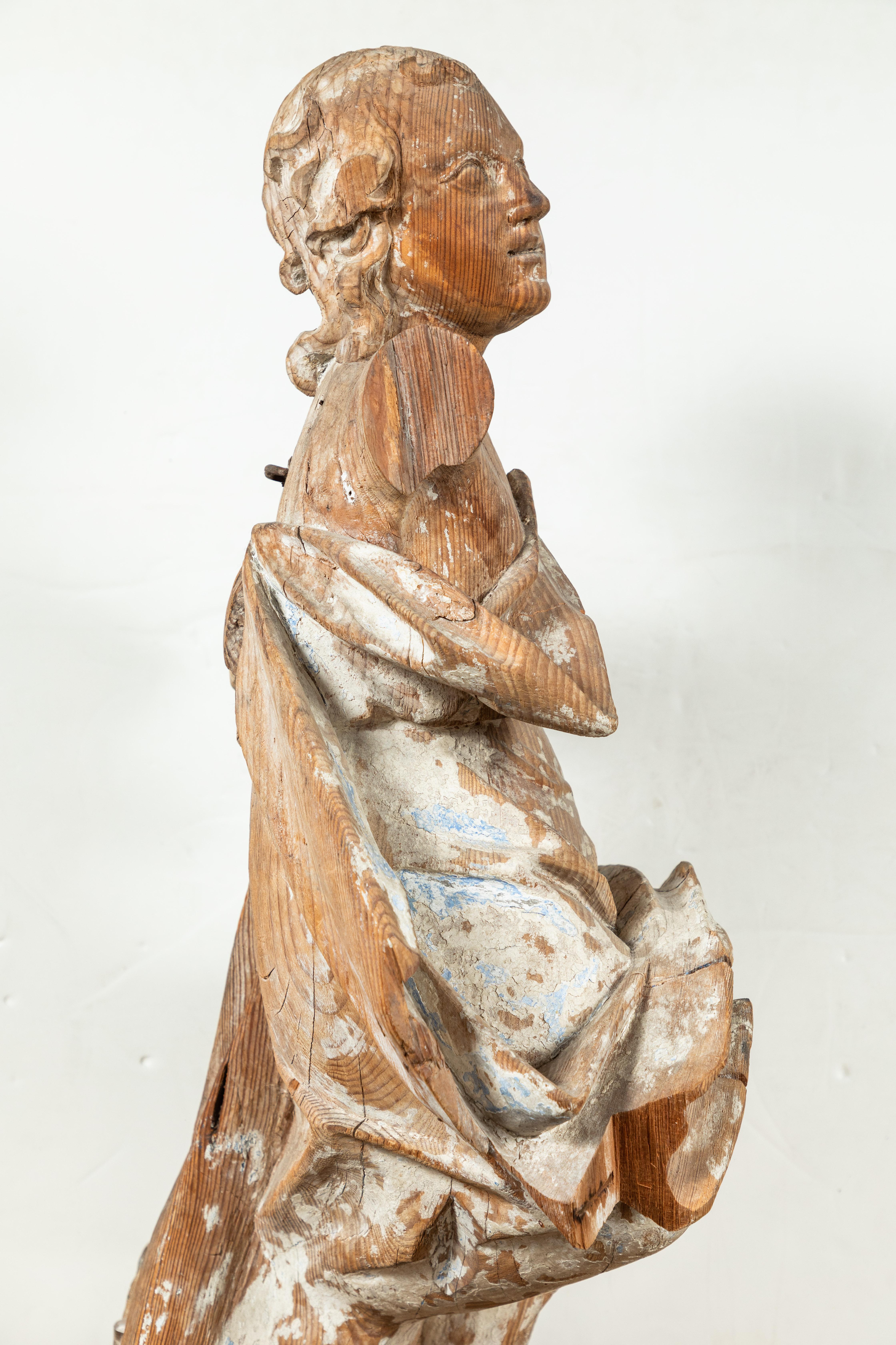 Mid-18th Century 18th Century, Figural Sculpture Fragment