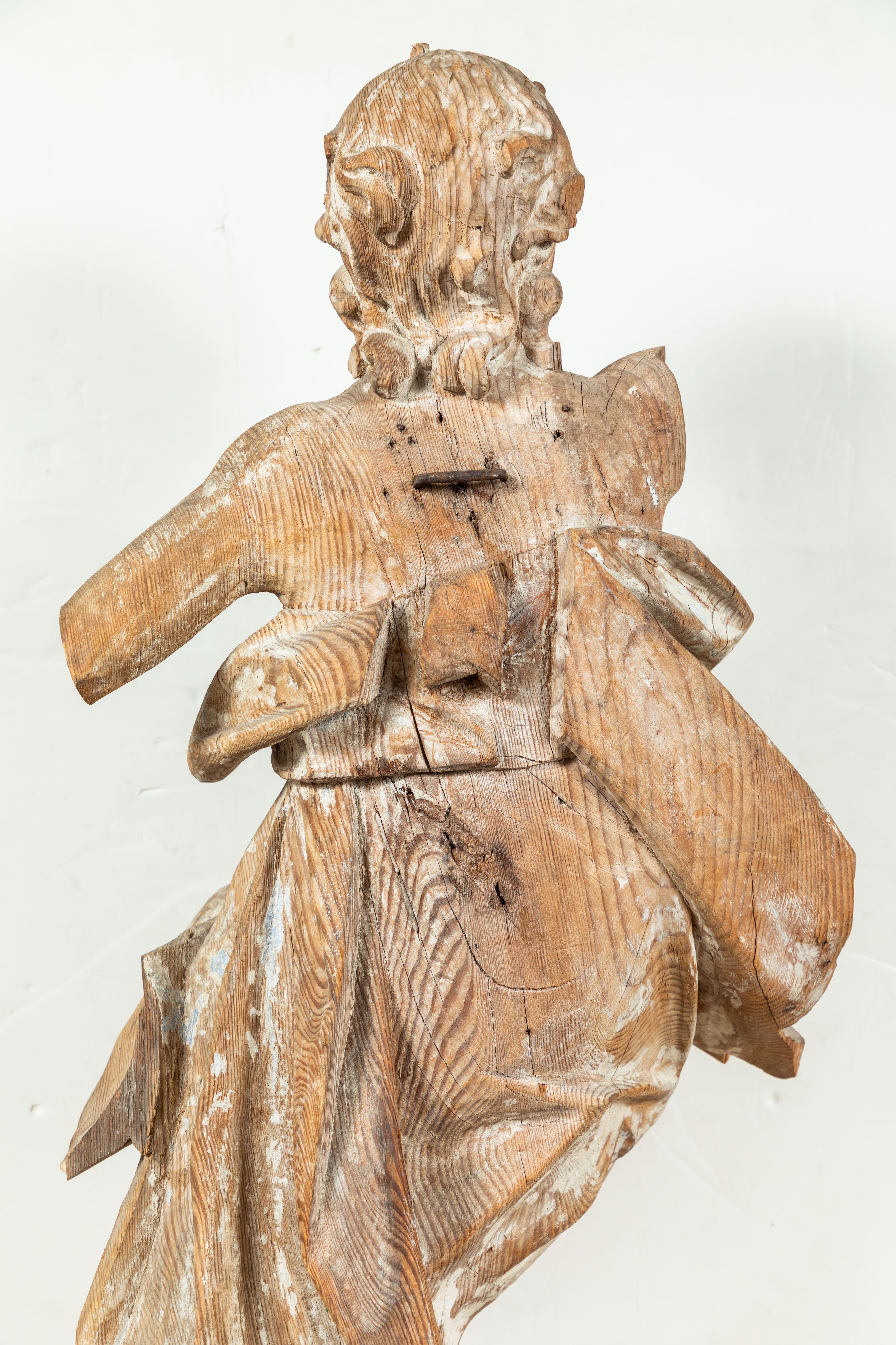 18th Century, Figural Sculpture Fragment 1